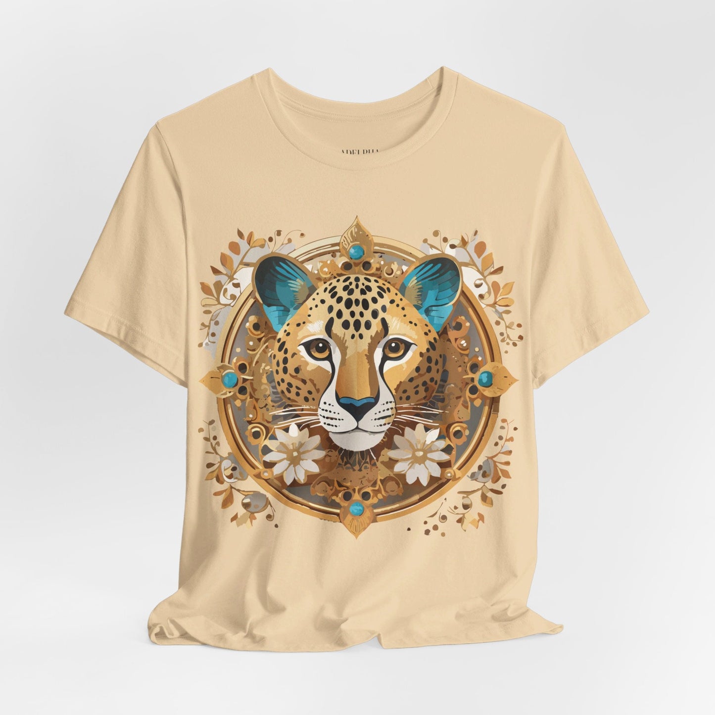 Medallion Shirt Graphic Tee Unisex Short Sleeve Vintage Inspired Artwork By Adelpha