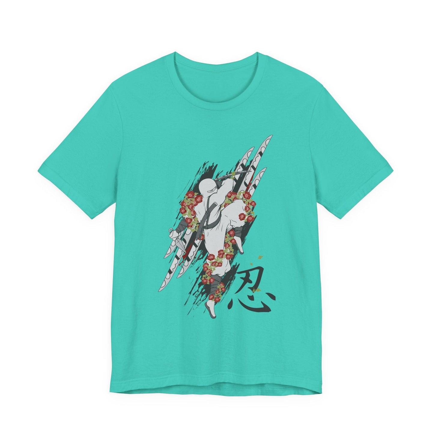Ninja Samurai Artwork Graphic Unisex Cotton T-Shirt r5