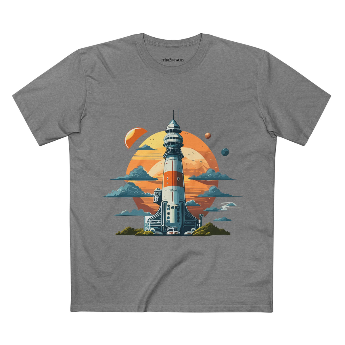 Cosmos Shuttle Graphic Tee Staple Unisex 100 Cotton Tee Shirt - CS-3