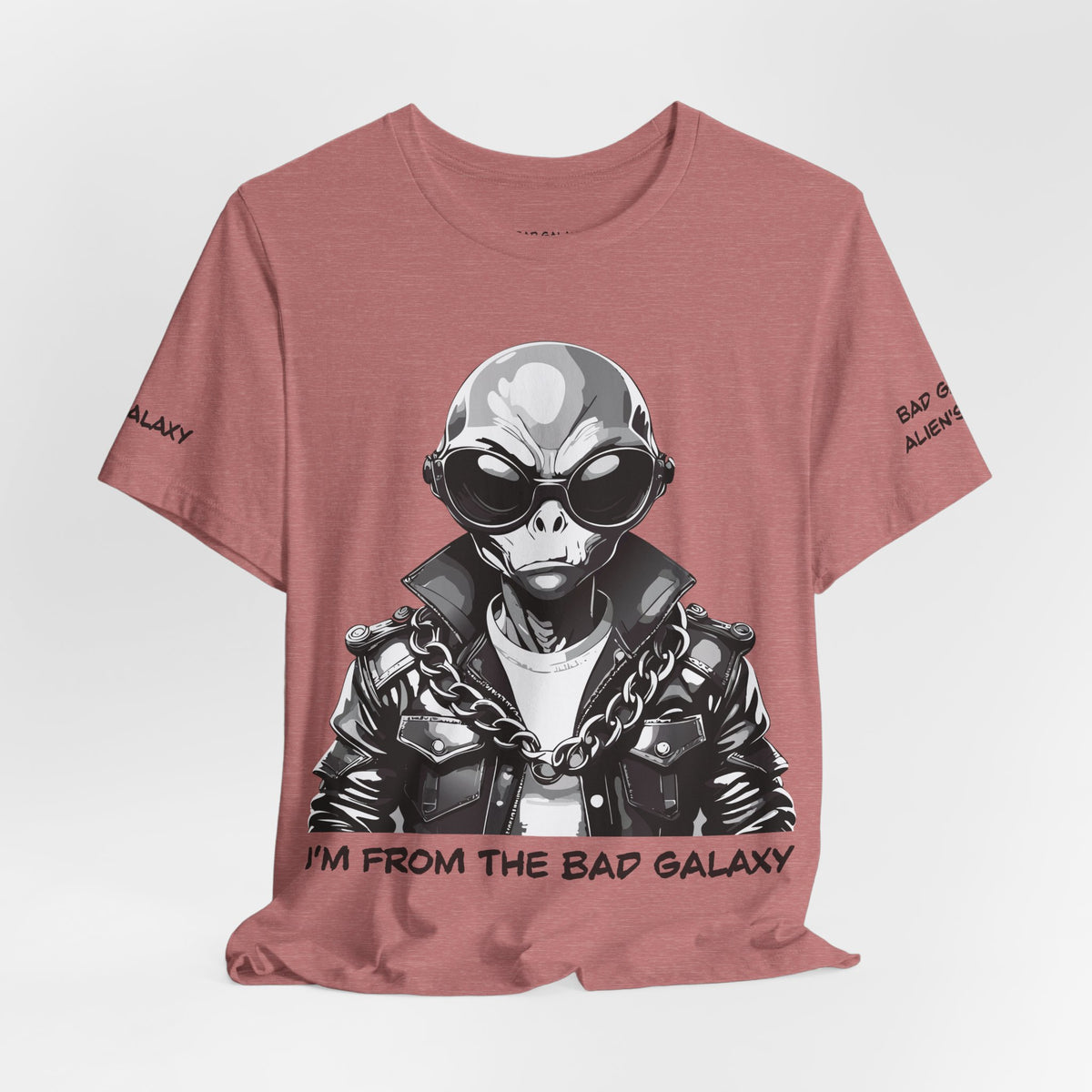 Alien Graphic Unisex Cotton Bella+Canvas Tee with Art Design b73