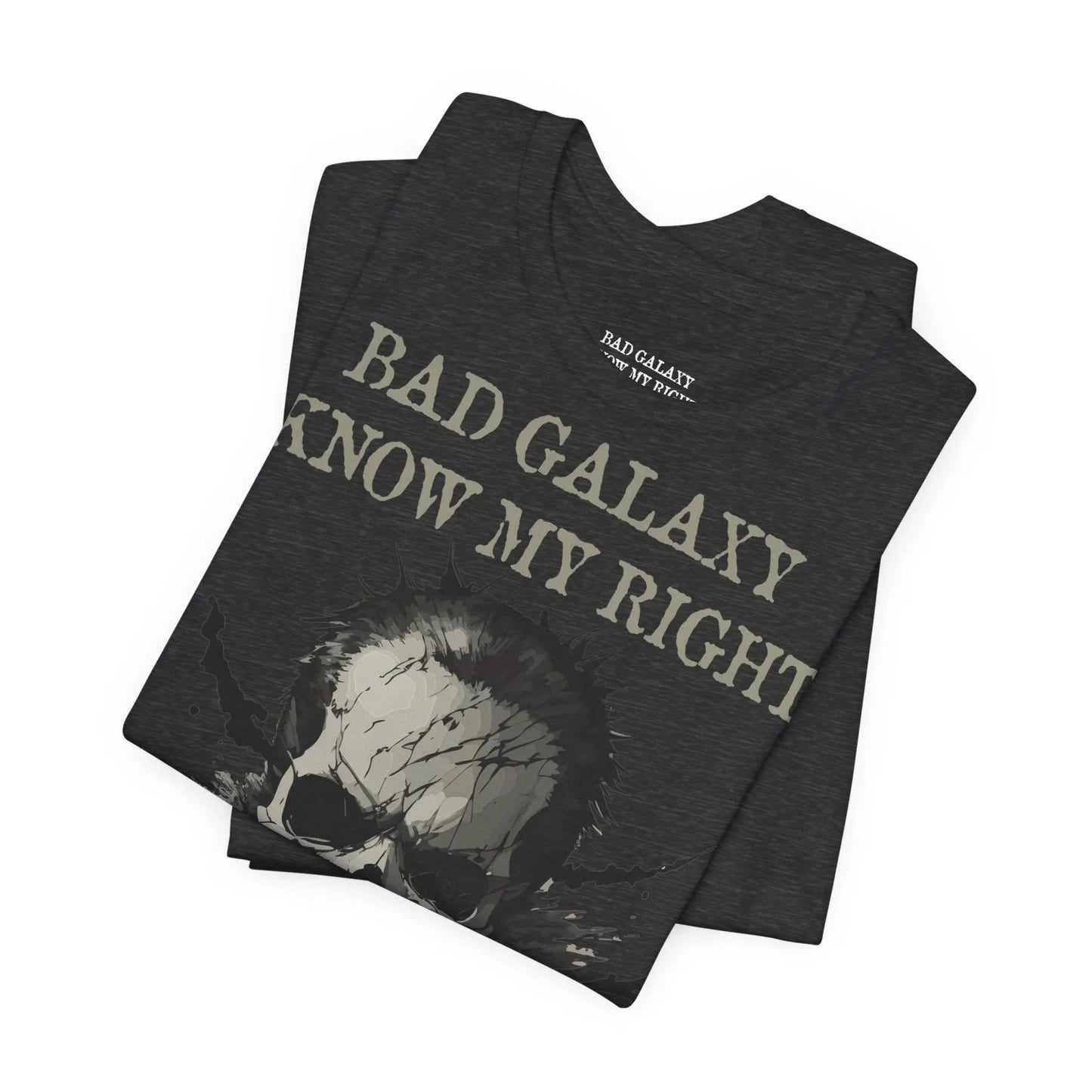 Bad Galaxy Skull T Shirt Made In USA 100 Percent Cotton Eco Friendly Inks Durable Stitching