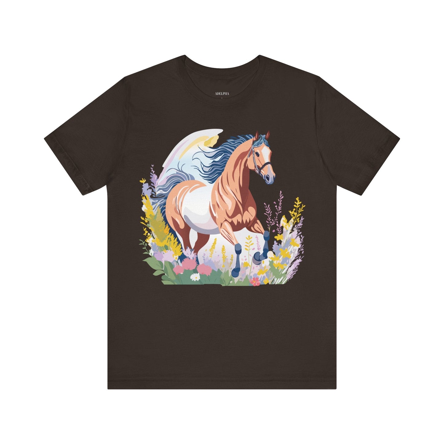 Horse Graphic Unisex 100 Cotton Vintage Animal Art T-Shirt 4