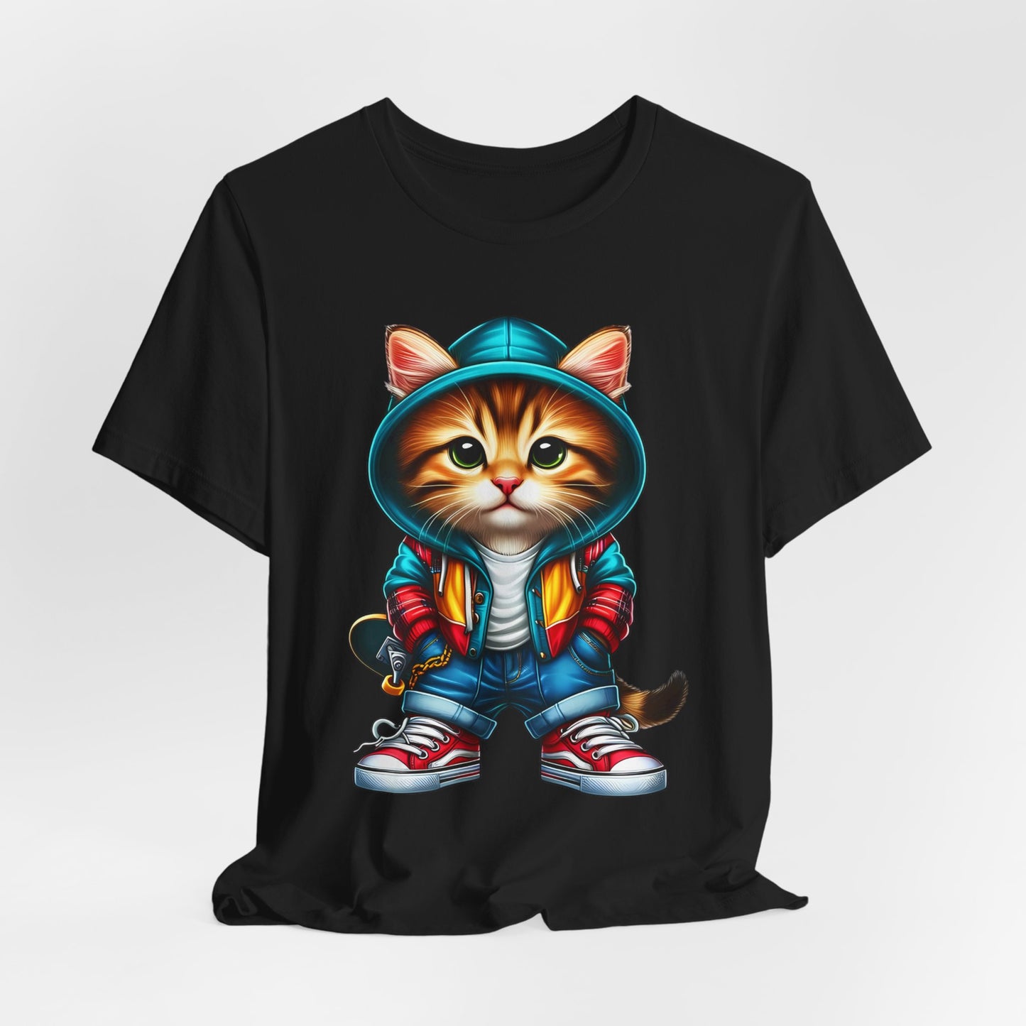 Mina Cool Cat Tee Shirt, Funny Cat T-Shirt, Pet Shirt, Animal Tees, Funny Animal T-Shirt, Graphic Tee