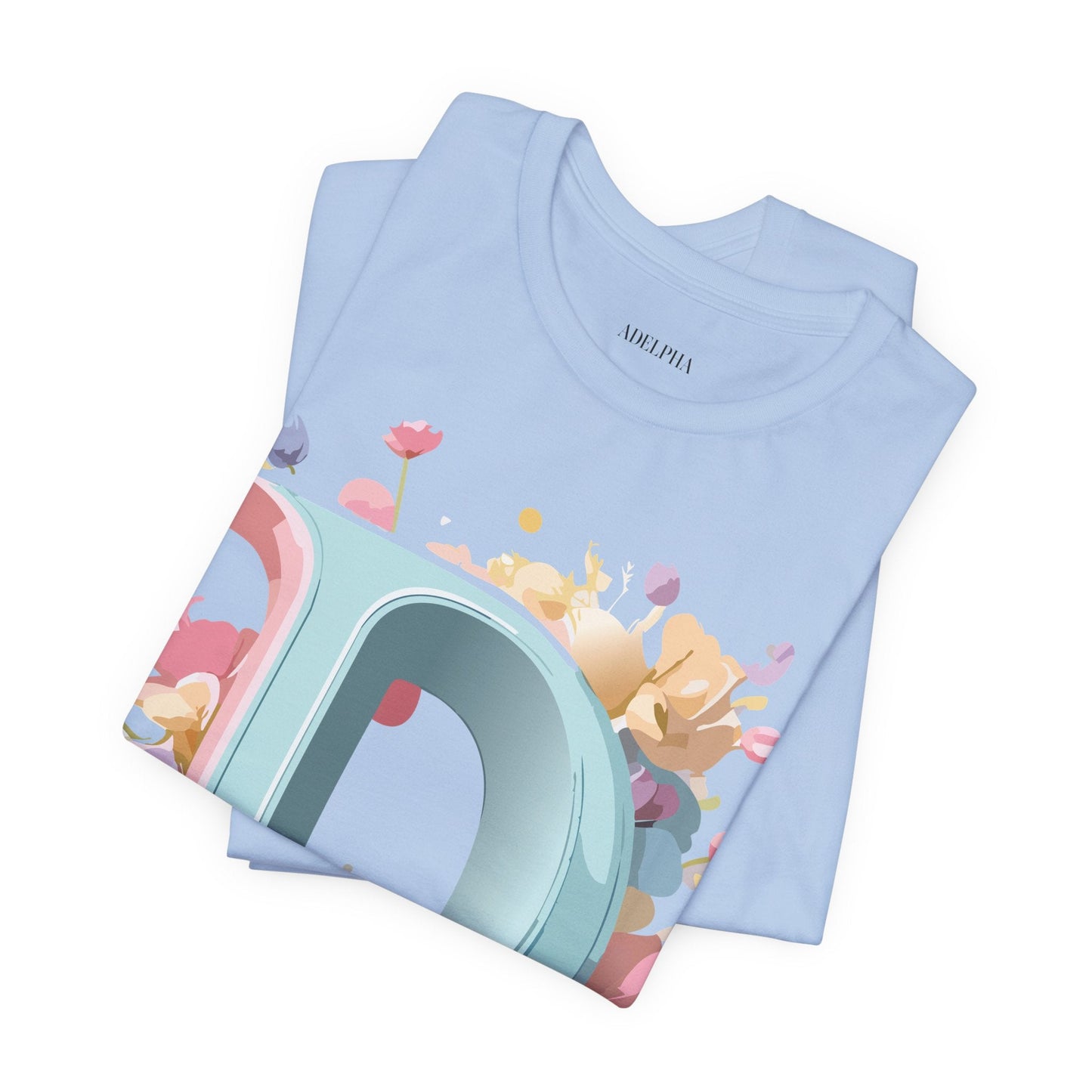 Letter D Graphic T Shirt Unisex Short Sleeve Art Design Tee By Adelpha Vintage Inspired Artwork