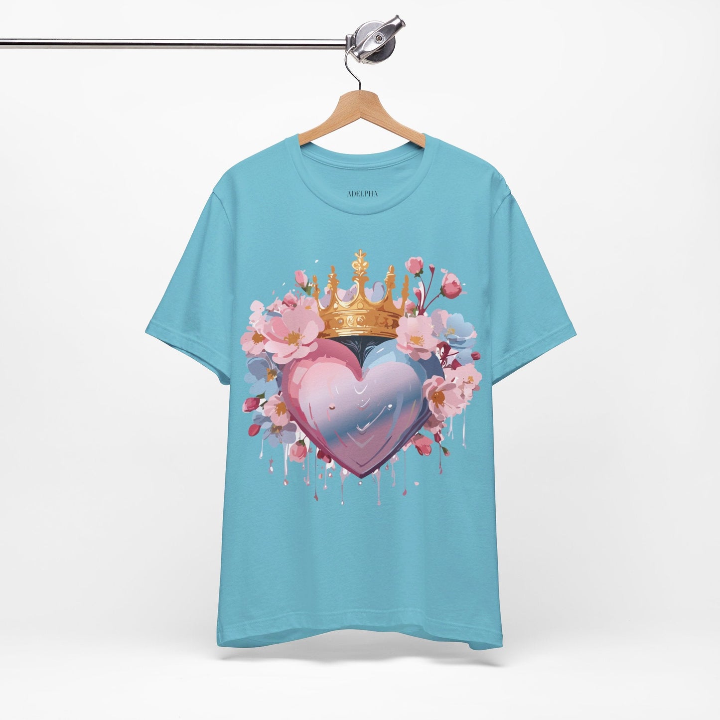 Valentine Graphic Tee Unisex Jersey Short Sleeve Adelpha Vintage Inspired Artwork
