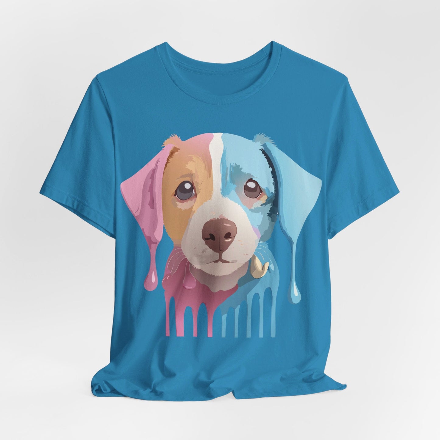 Vintage Inspired Dog Graphic Tee Unisex Jersey Short Sleeve Premium Adelpha Art Design