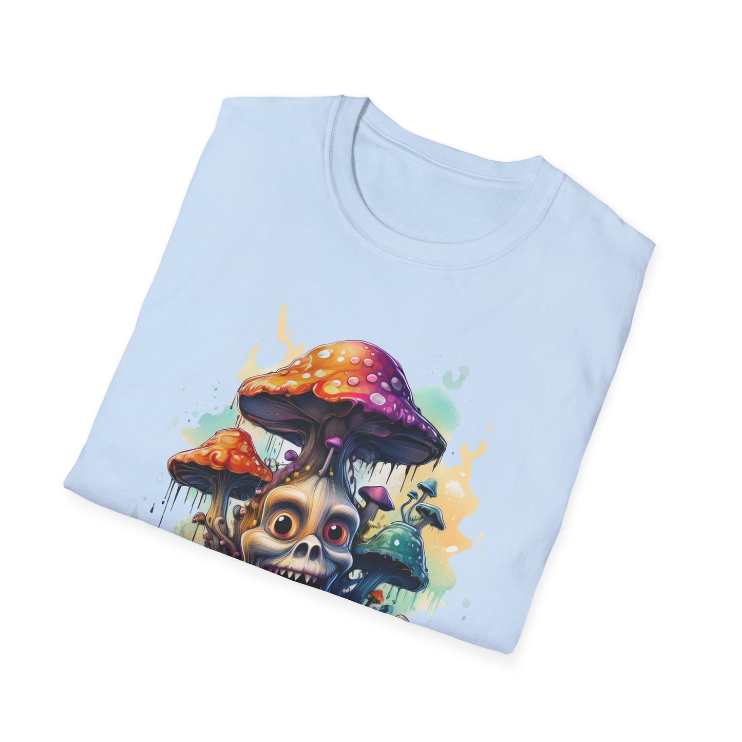 Mashroom Tee Shirt Unisex Graphic Mashroom Tee Fun Fungus Design Softstyle 64000
