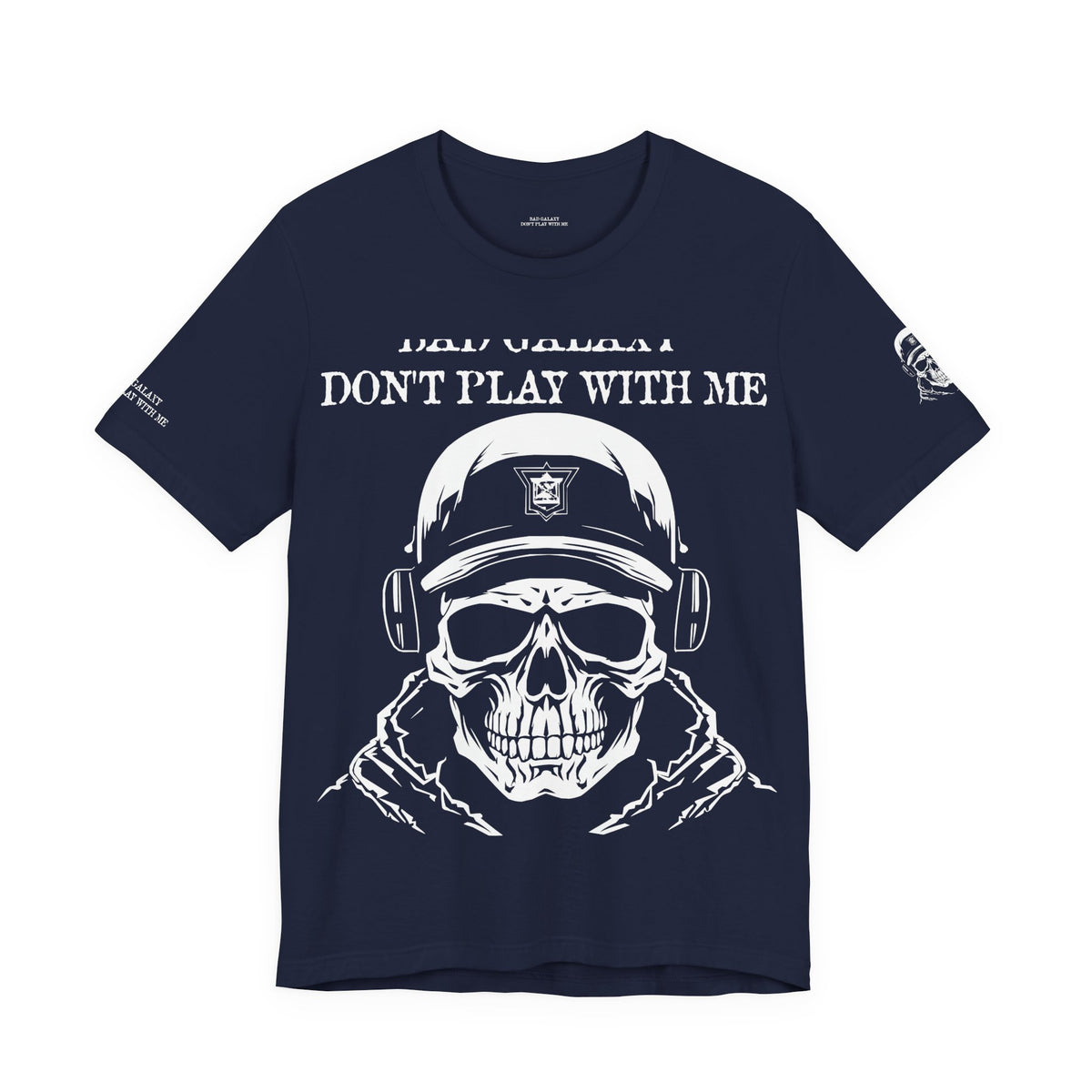 Skull Rock Graphic Unisex Cotton Bella+Canvas Tee with Art Design b44