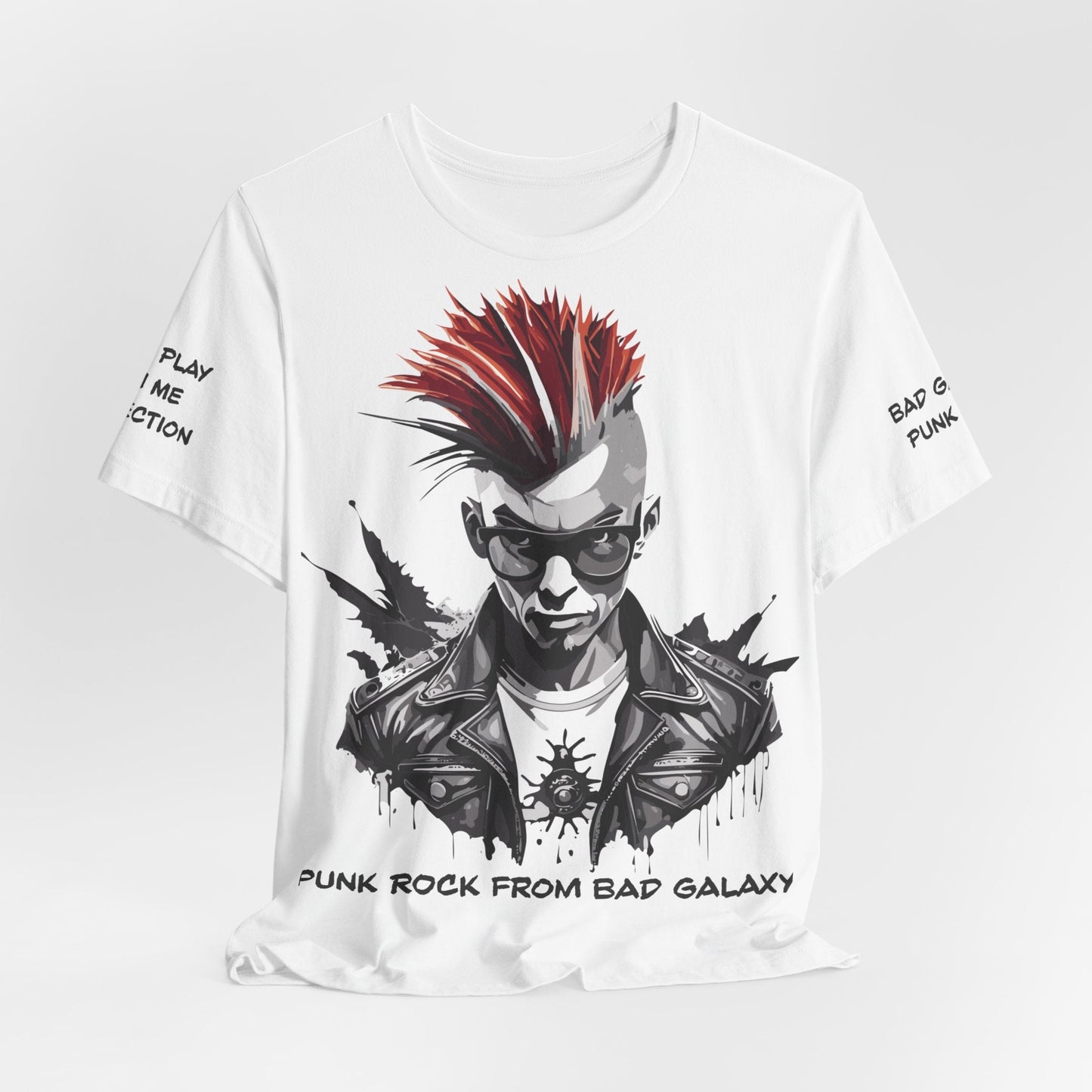 Punk Rock Tee Shirt Made In USA Free Shipping 100 Percent Cotton With Durable Stitching