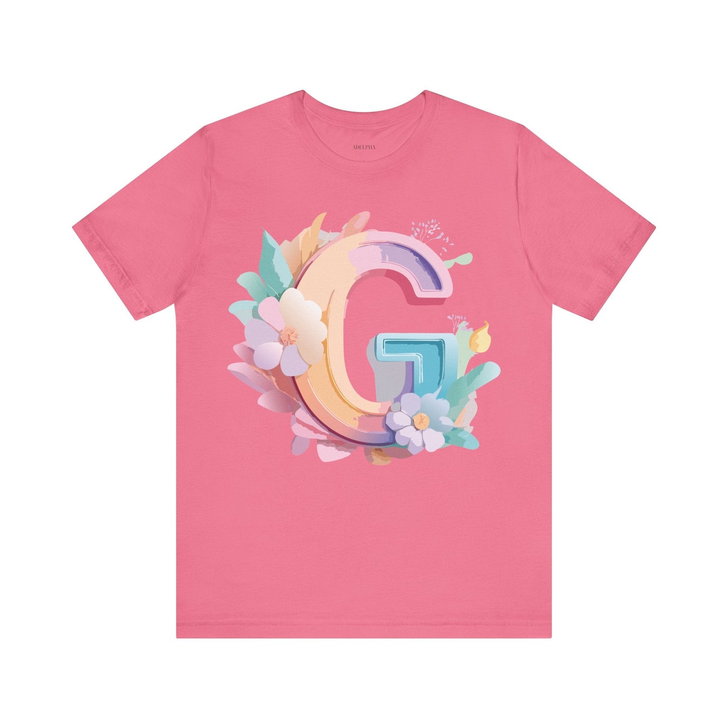 Letter G Shirt Unisex Graphic Tee With Vintage Inspired Artwork Adelpha Premium Tee