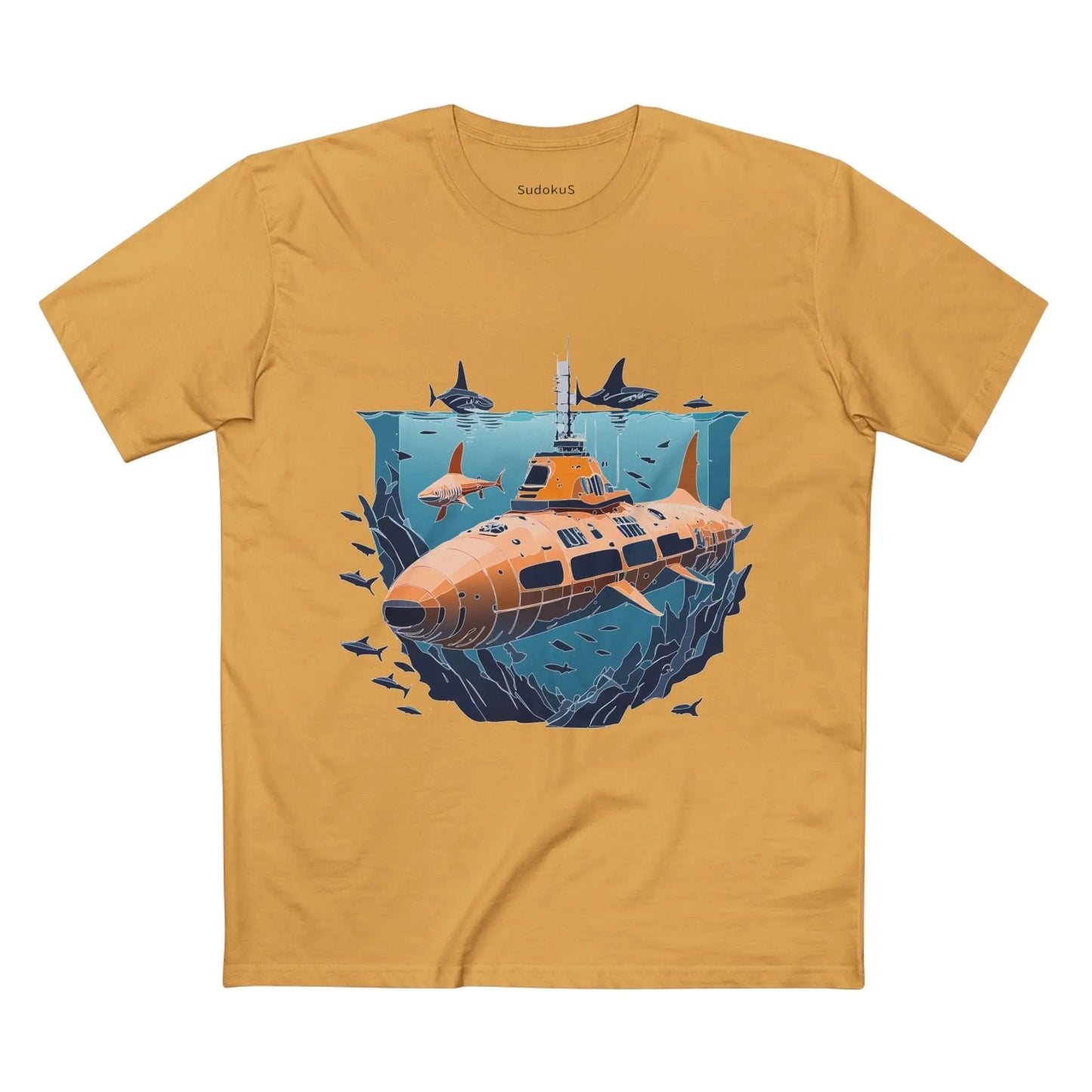 Ocean Coast Graphic Unisex 100 Cotton Staple Tee 13