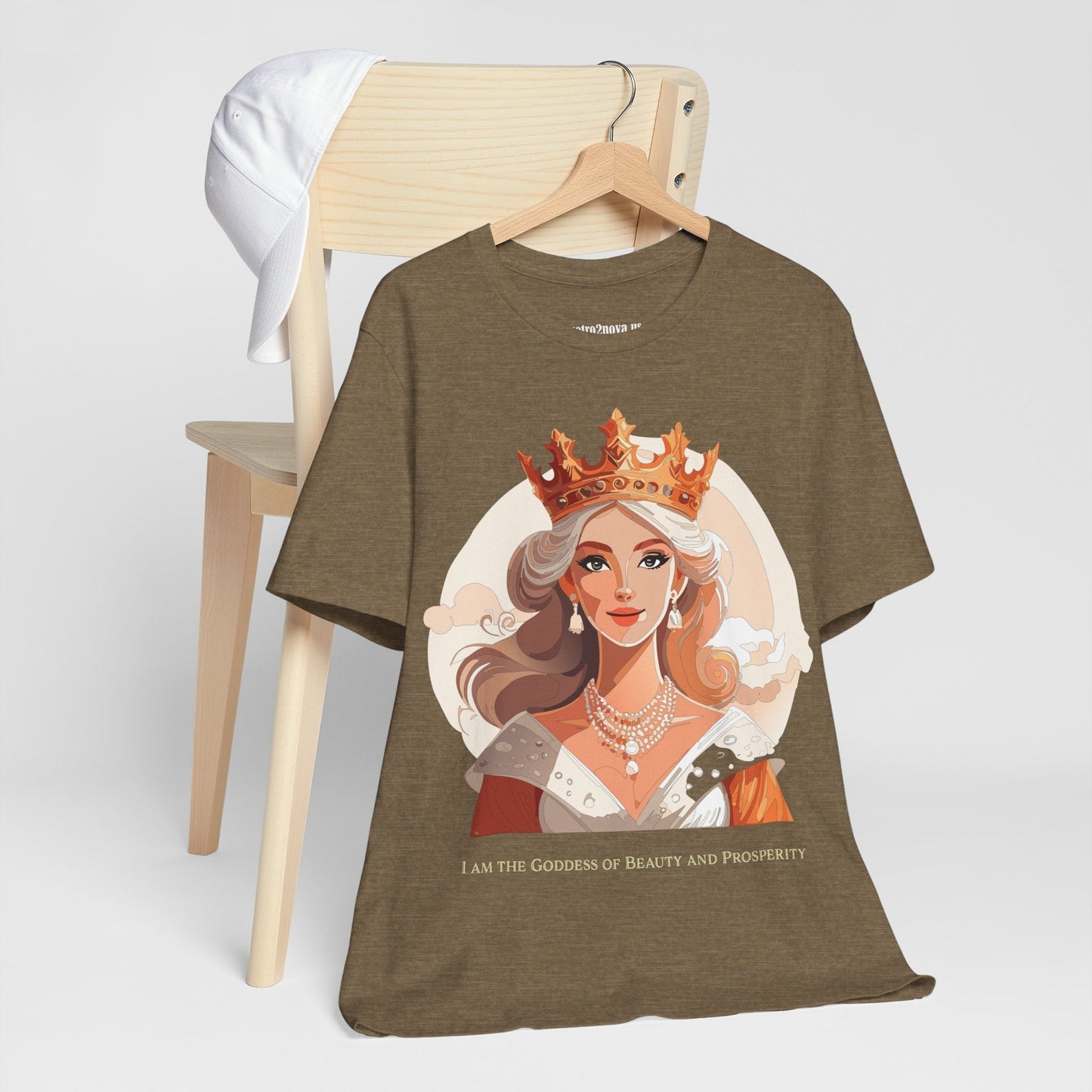 Goddess Graphic Tee Unisex Cotton Short Sleeve With Original Artwork By Retro2Nova