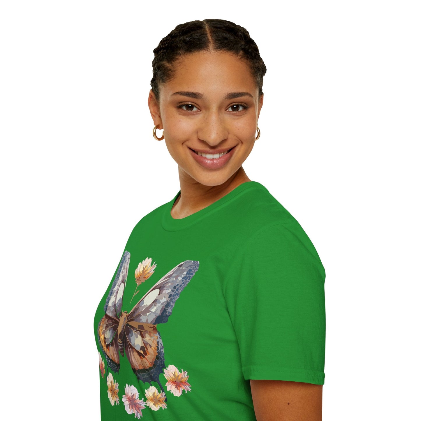 Butterfly Shirt Unisex Monarch Butterfly Tee Gildan Softstyle 64000 Ring Spun Cotton