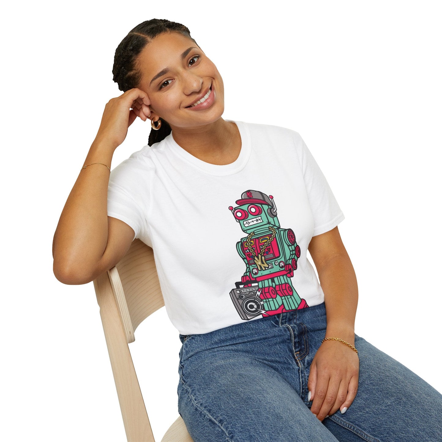 Cartoon T Shirt Animation Tee Funny Unisex Gildan Softstyle 64000 Ring Spun Cotton