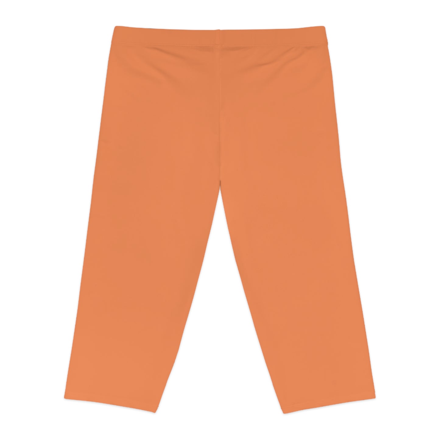 Orange Color Capri Leggings, Orange Capri Leggings 6