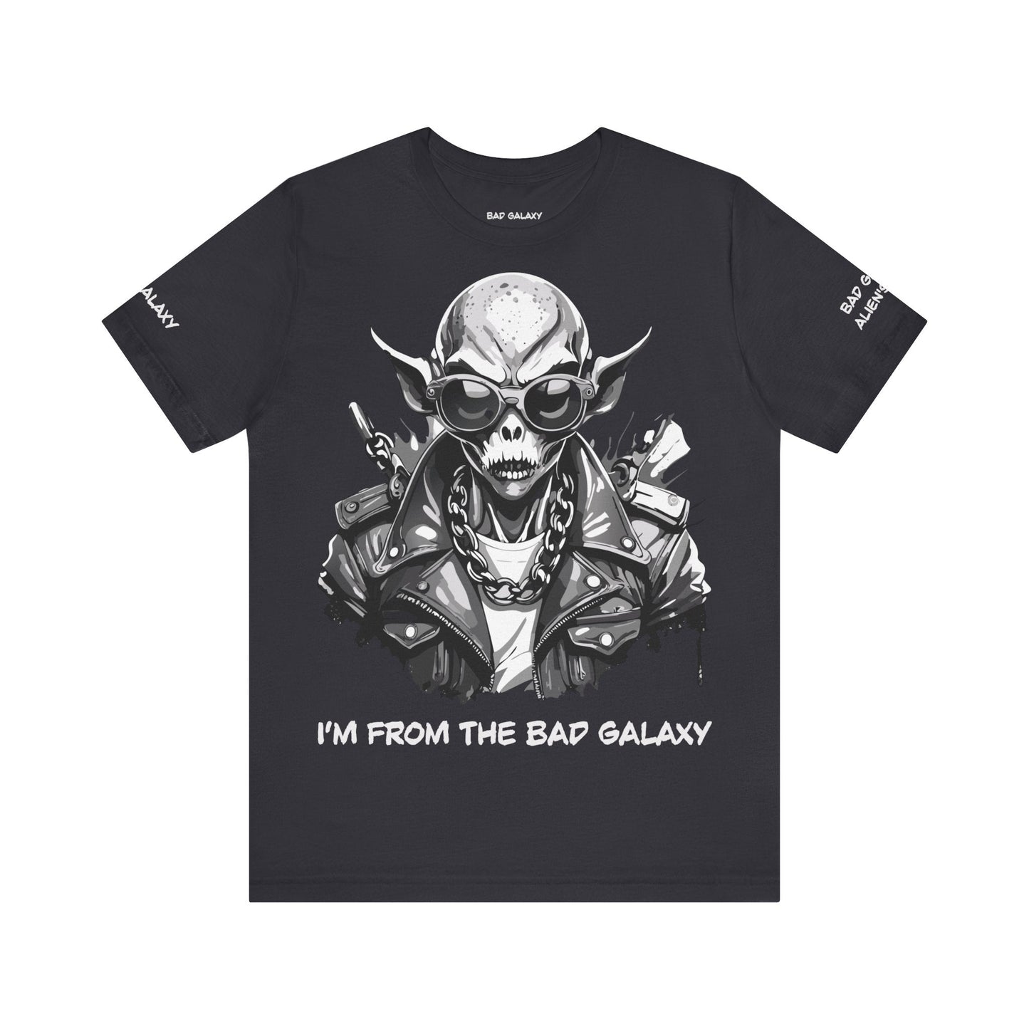 Alien Tee Shirt From Bad Galaxy Made To Order Free Shipping 100 Percent Cotton Eco Friendly In USA