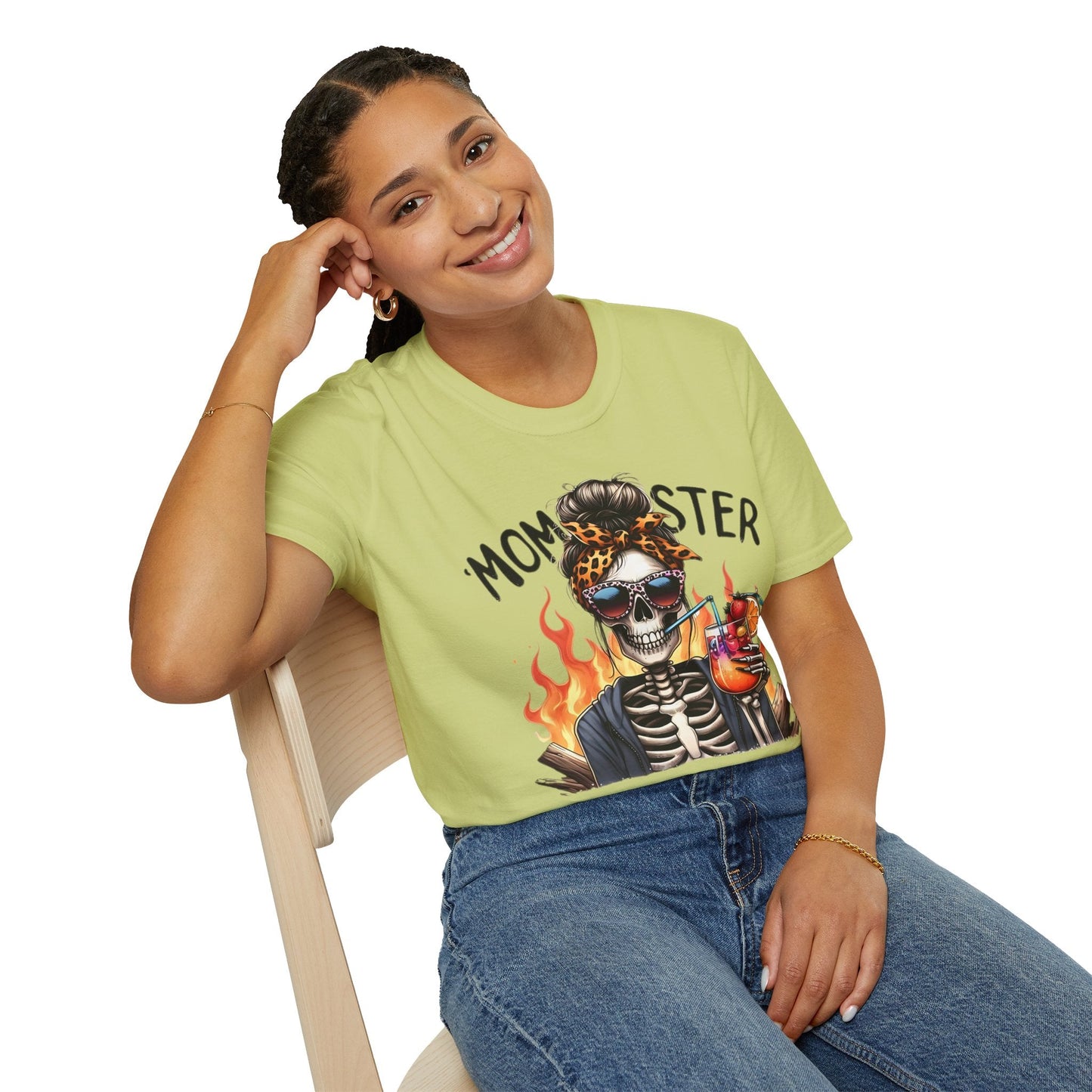 Skull Graphic Unisex Cotton T-shirt with Skeleton Artwork Design 13