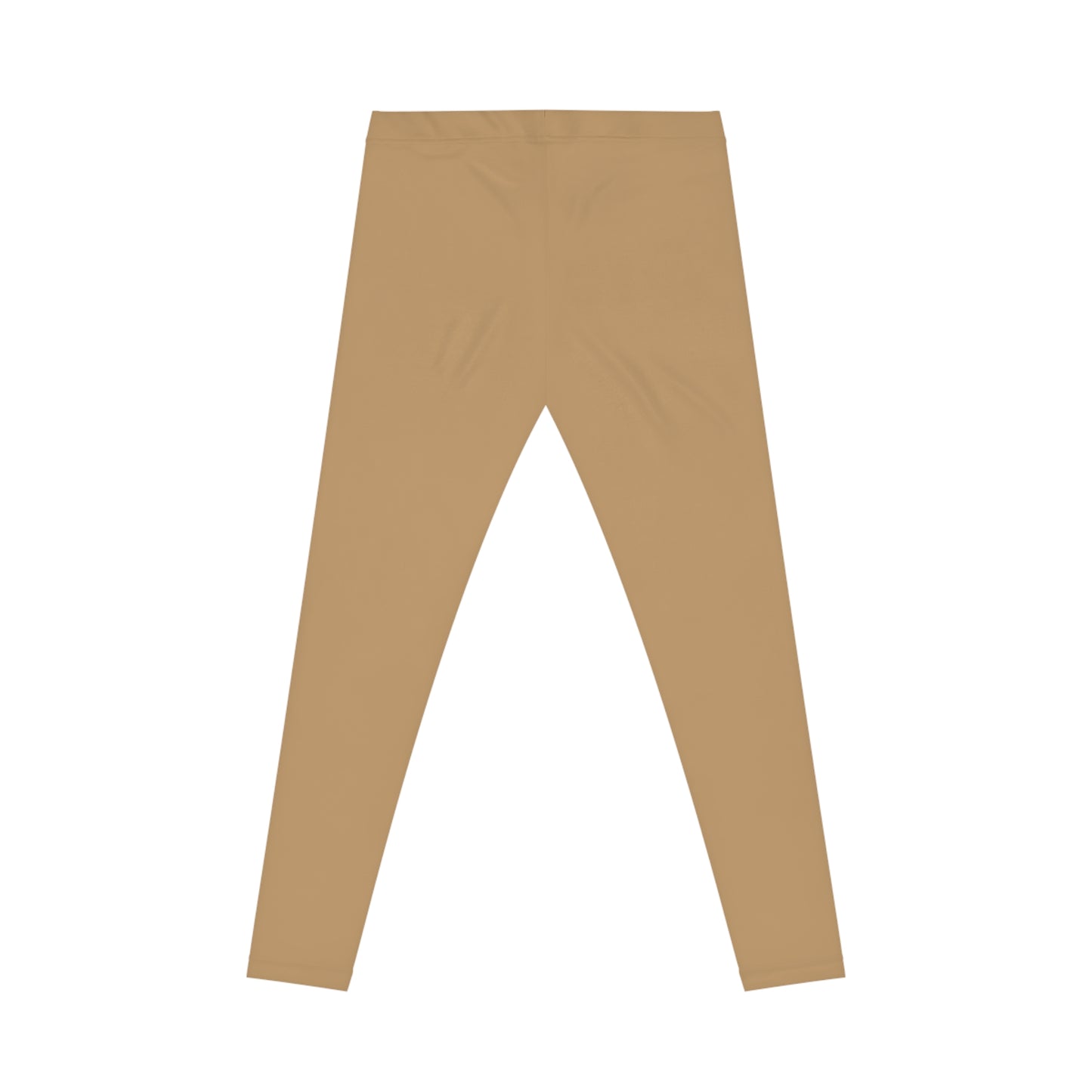 Camel Color Women's Poly-Span Casual Leggings XS-2XL