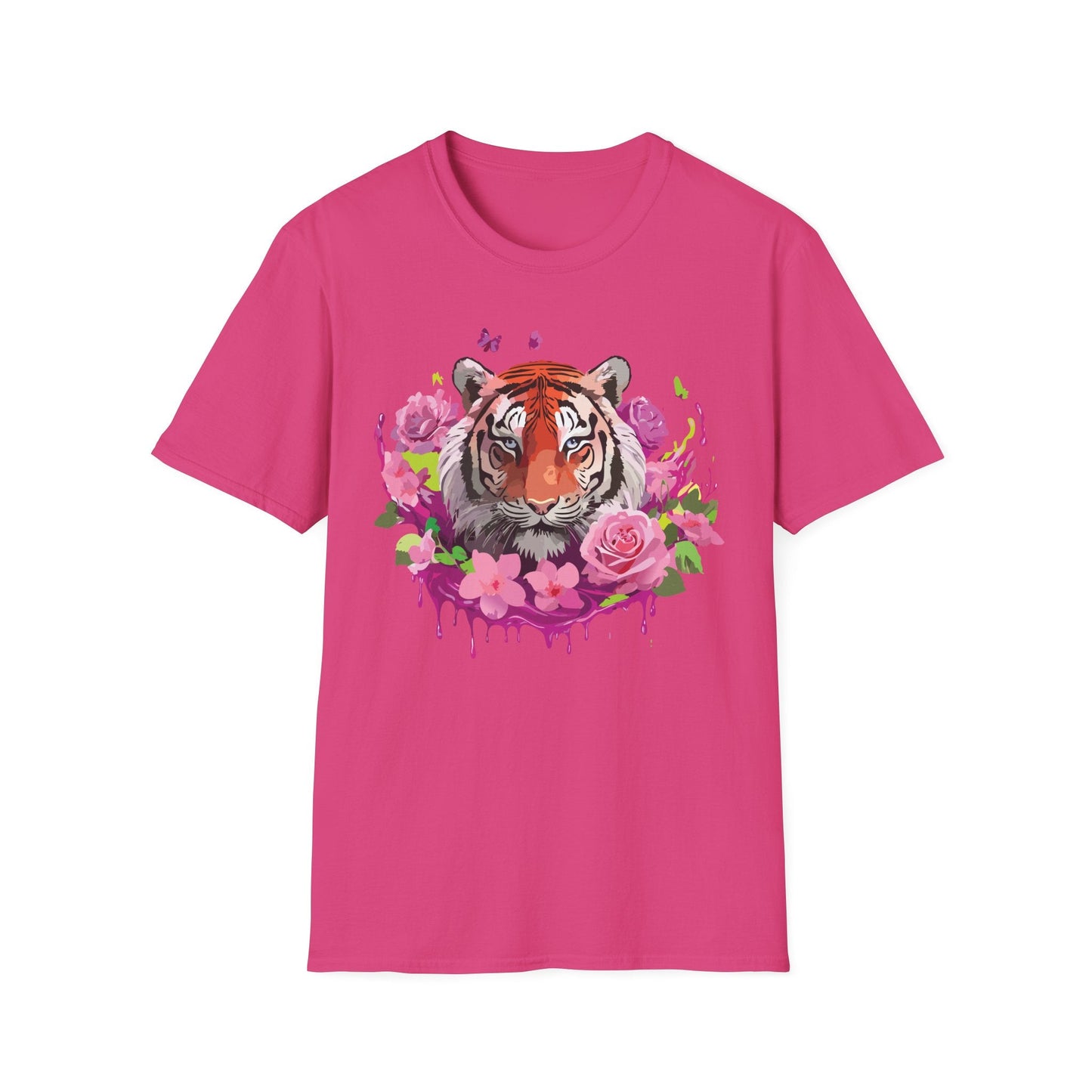Tiger Shirt Unisex Tee Gildan Softstyle 64000 Ring Spun Cotton