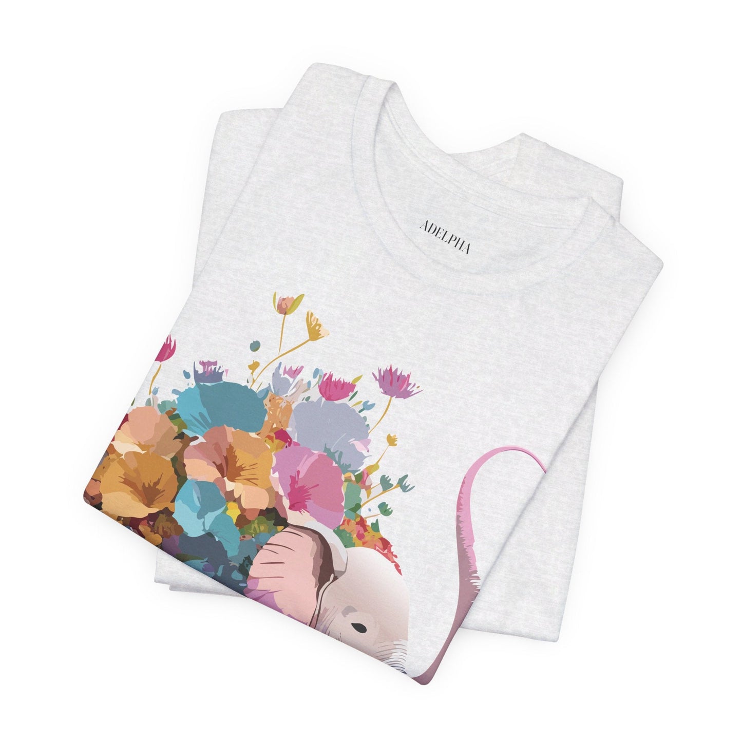 Elephant Graphic Unisex 100 Cotton Jersey Vintage Art Design Tee 13