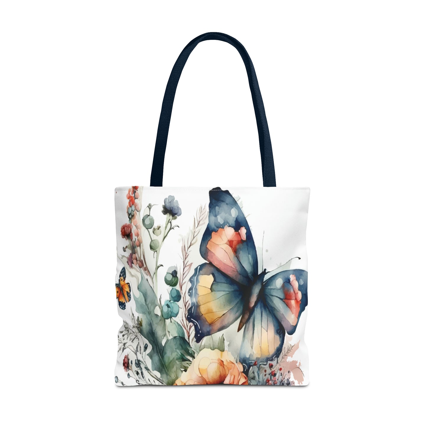 Canvas Bag with Butterfly Prints