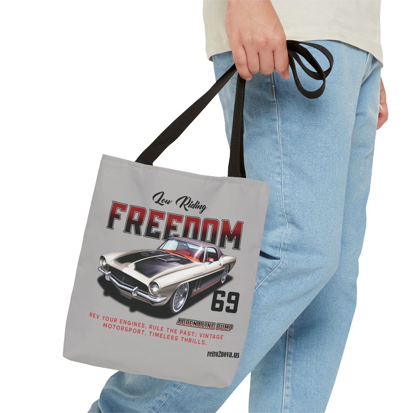 Retro2Nova Classic Vintage Car Canvas Tote Bag Free Shipping Durable Everyday Carry