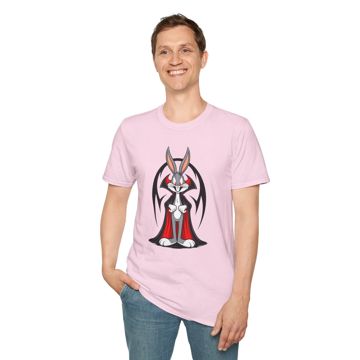 Bugs Bunny Shirt Unisex T Shirt Cartoon Design Gildan Softstyle 64000 Premium Cotton Tee