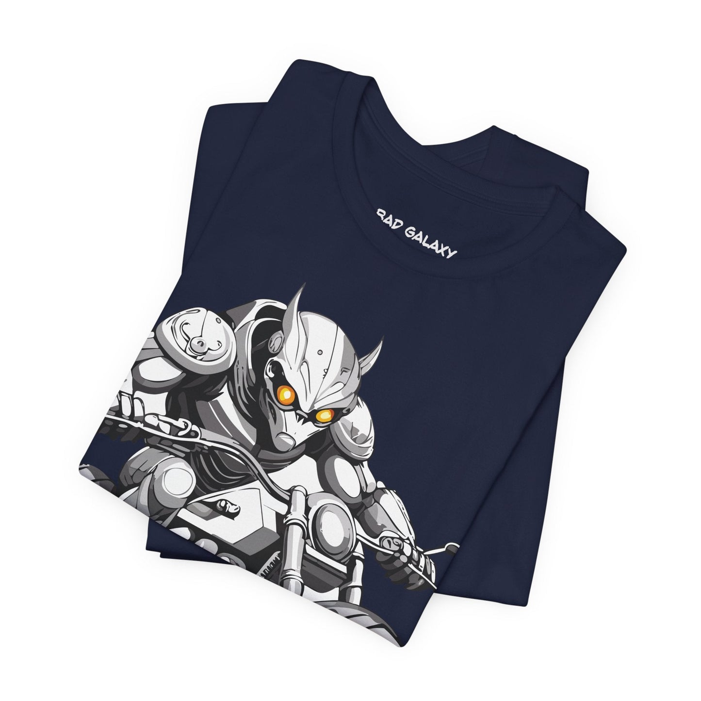 Tee Shirt With Alien From Bad Galaxy 100 Percent Cotton Lightweight Made In USA Eco Friendly Inks