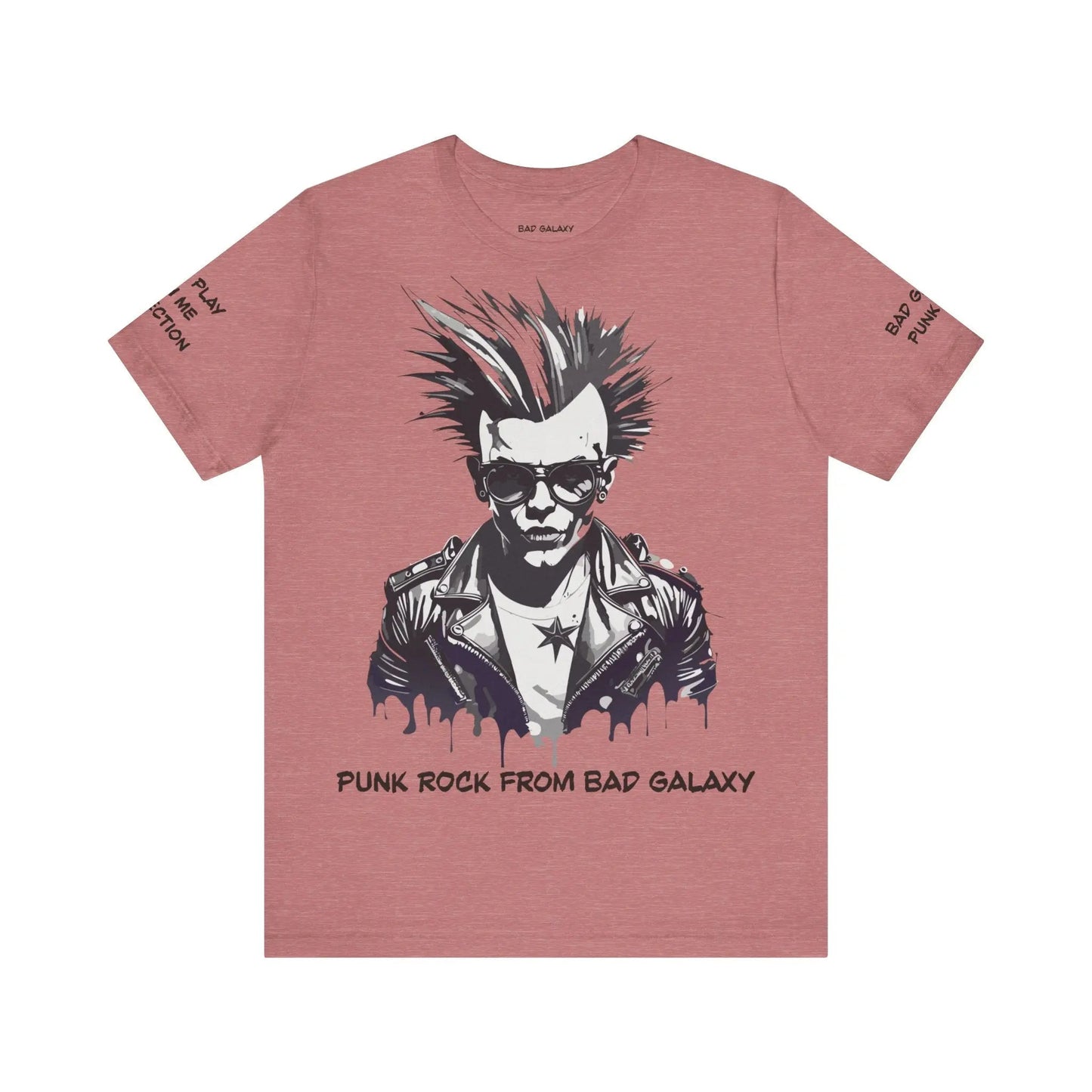 Punk Rock Tee Shirt 100 Percent Cotton Made To Order Eco Friendly Print Free Shipping Limited Time
