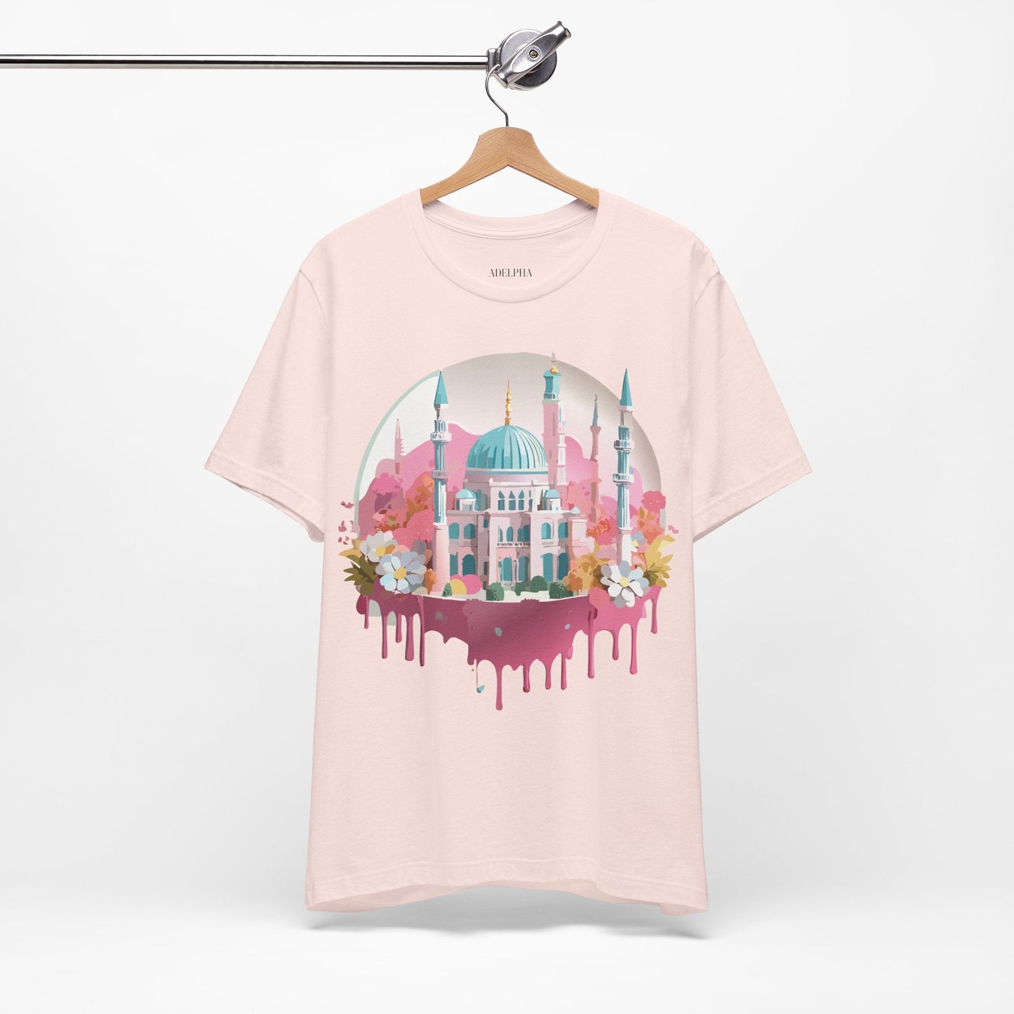 Istanbul Tourist Shirt Unisex Short Sleeve Graphic Tee Vintage Inspired Art Adelpha