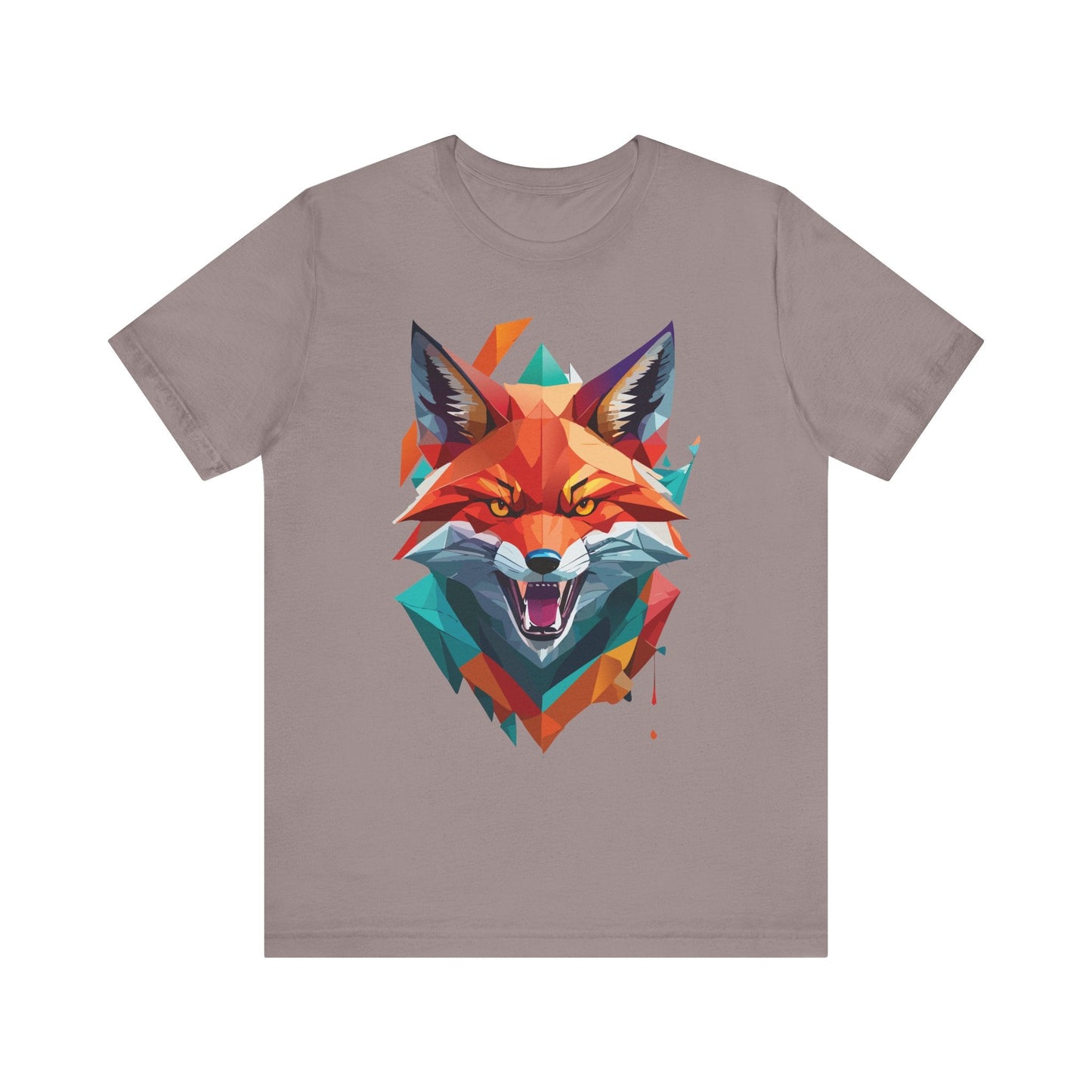 Unisex Animal Print Tee Shirt With Wild Animals Art Design For Men Women Soft Cotton