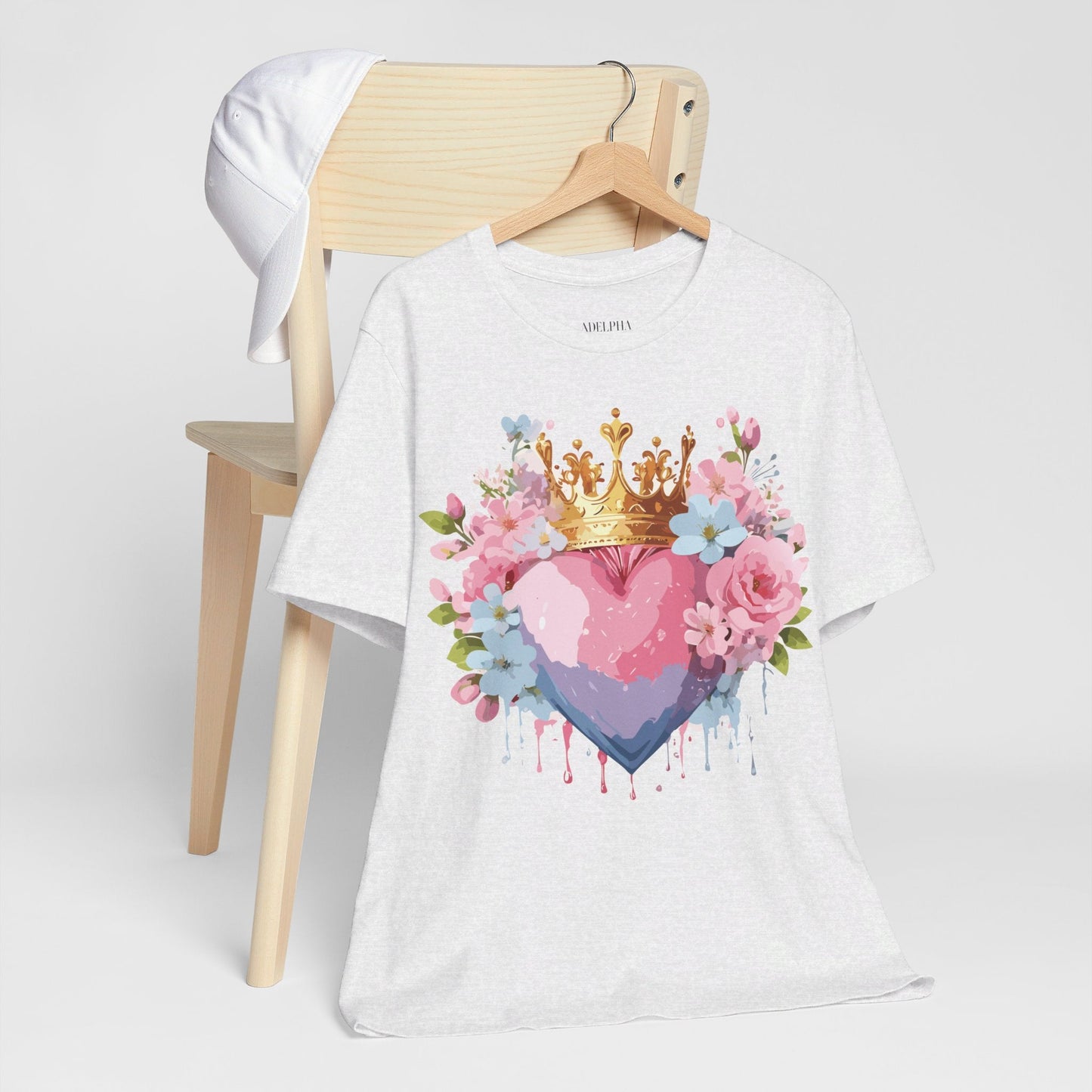 Valentine Graphic Tee Unisex Jersey Short Sleeve Adelpha Vintage Inspired Artwork