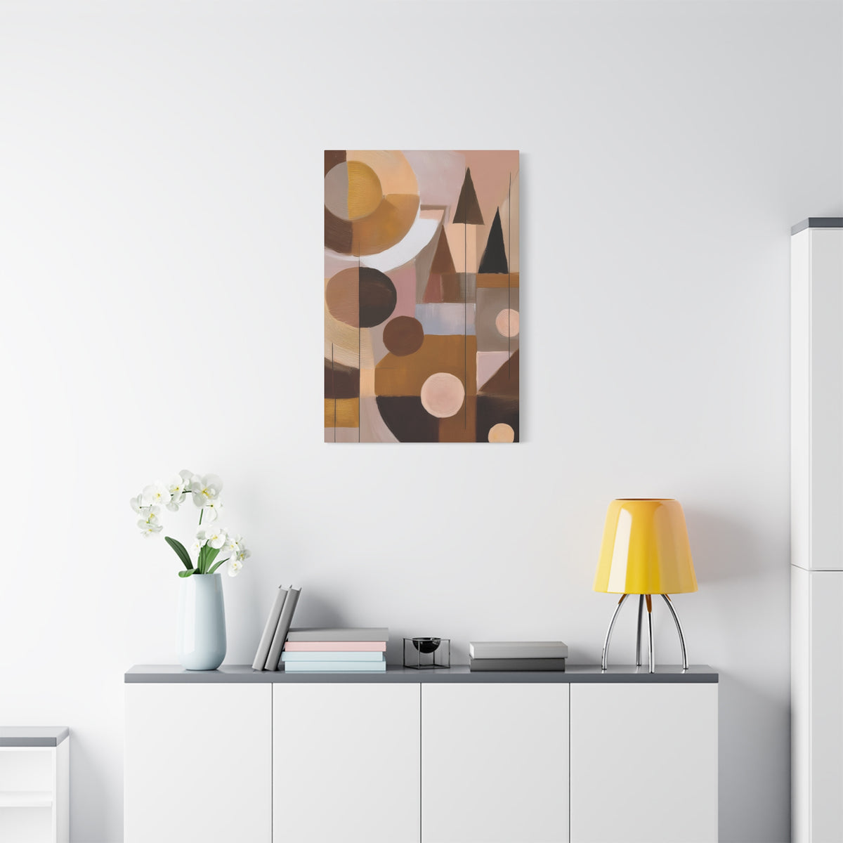 Abstract Geometric Painting Print Canvas 20x24,20x30,24x30 24x32,24x36,30x40 32x48,36x48,40x60 Pine-Wood Inner Frame ABS-51