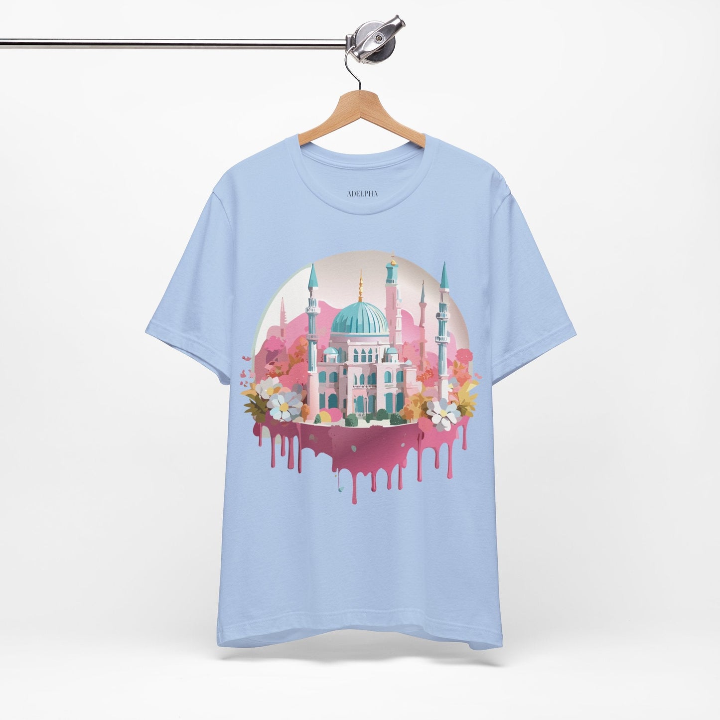 Istanbul Tourist Shirt Unisex Short Sleeve Graphic Tee Vintage Inspired Art Adelpha