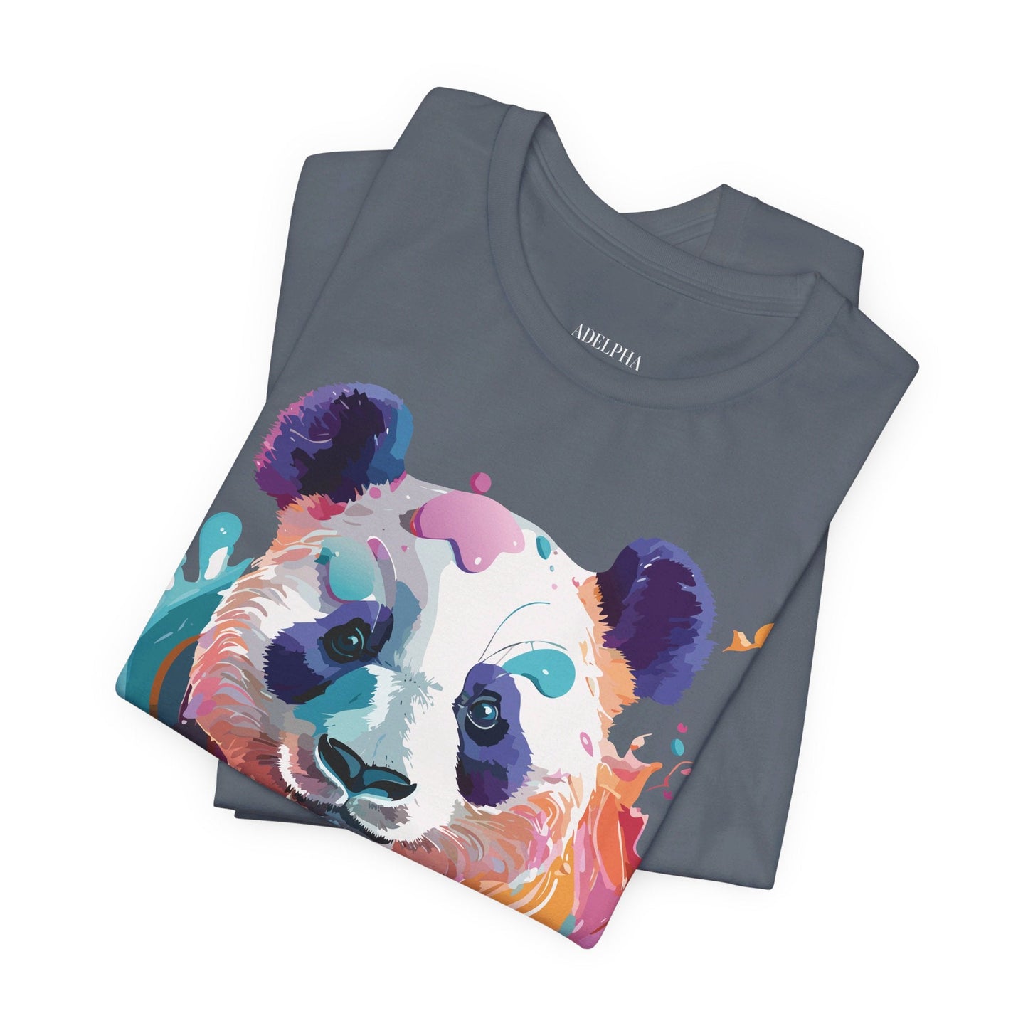 Panda Graphic Unisex 100 Cotton Vintage Art with Animal T-Shirt 12