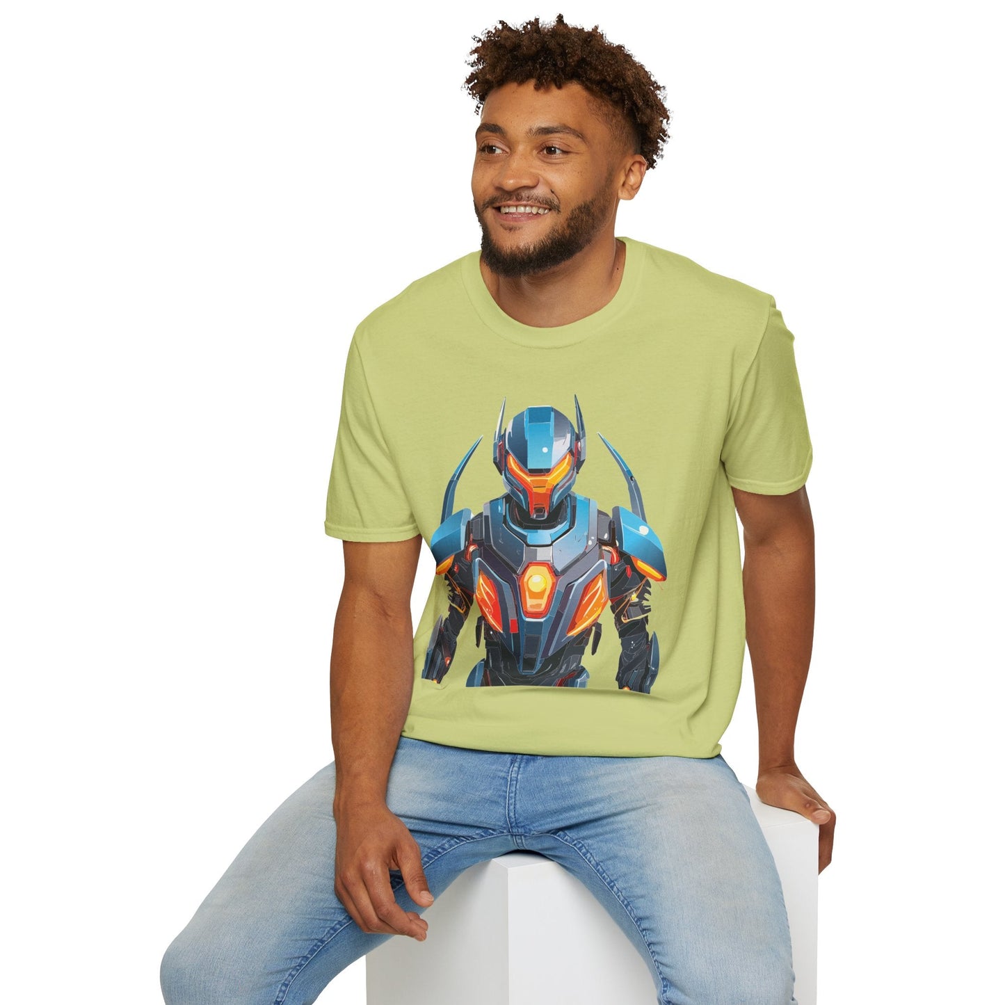 Cyborg Tee Robot Shirt Terminator Shirt Unisex Gildan Softstyle 64000 Soft Cotton Tee
