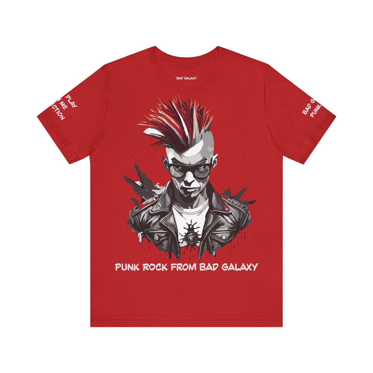 Punk Rock Tee Shirt Made To Order In USA With 100 Percent Cotton And Eco Friendly Inks