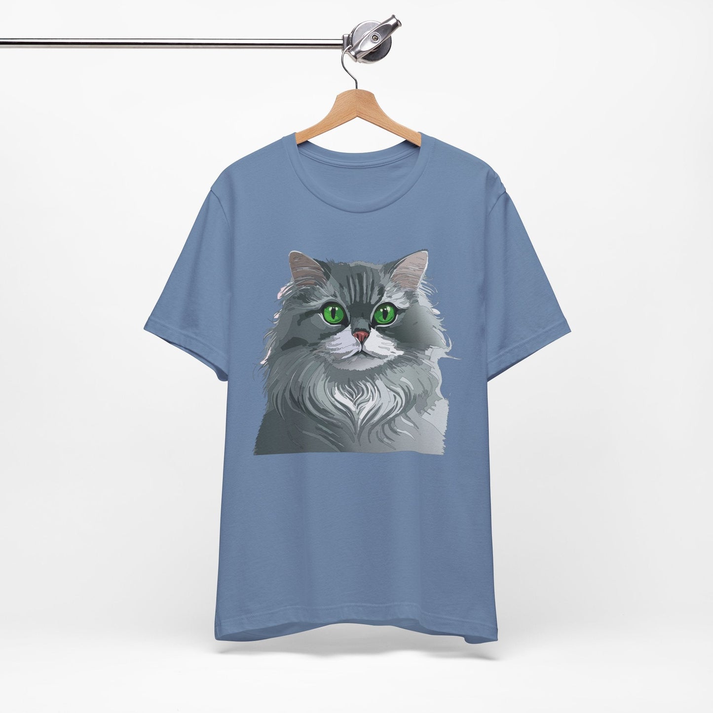 Unisex Animal Shirt With Art Design Animals Tee Short Sleeve Jersey Style Wild Animals Shirt