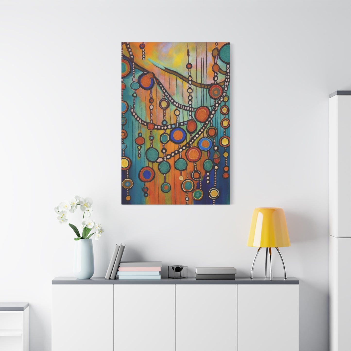 Abstract Oil Painting Print Canvas 20x24,20x30,24x30 24x32,24x36,30x40 32x48,36x48,40x60 Pine-Wood Inner Frame ABS-100