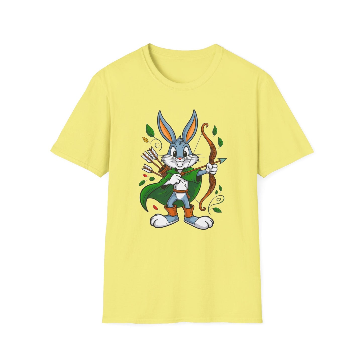 Bugs Bunny T Shirt Unisex Gildan Softstyle 100 Percent Ring Spun Cotton Cartoon Shirt Graphic