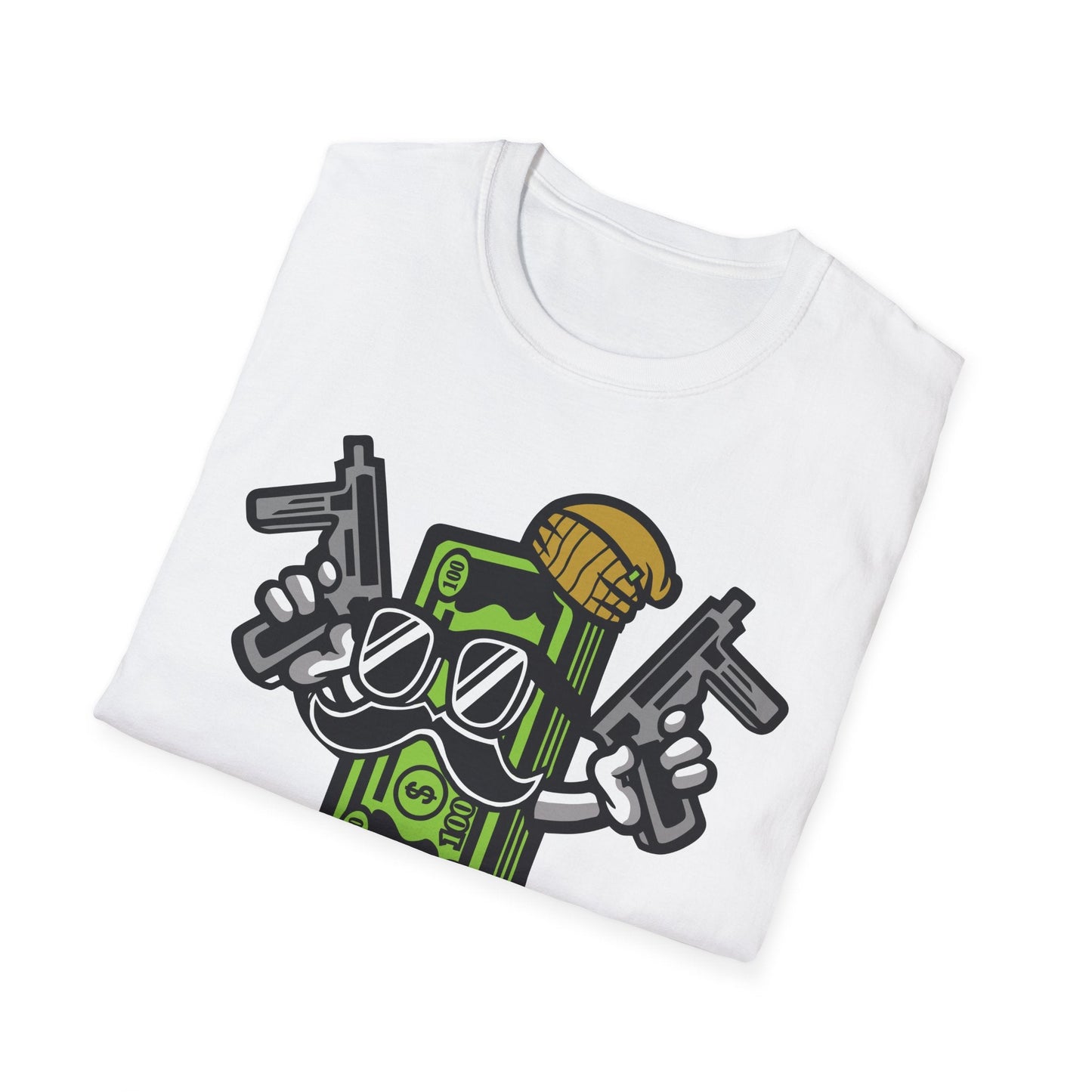 Cartoon T Shirt Animation Tee Funny Graphic Unisex Gildan Softstyle 64000 Cotton