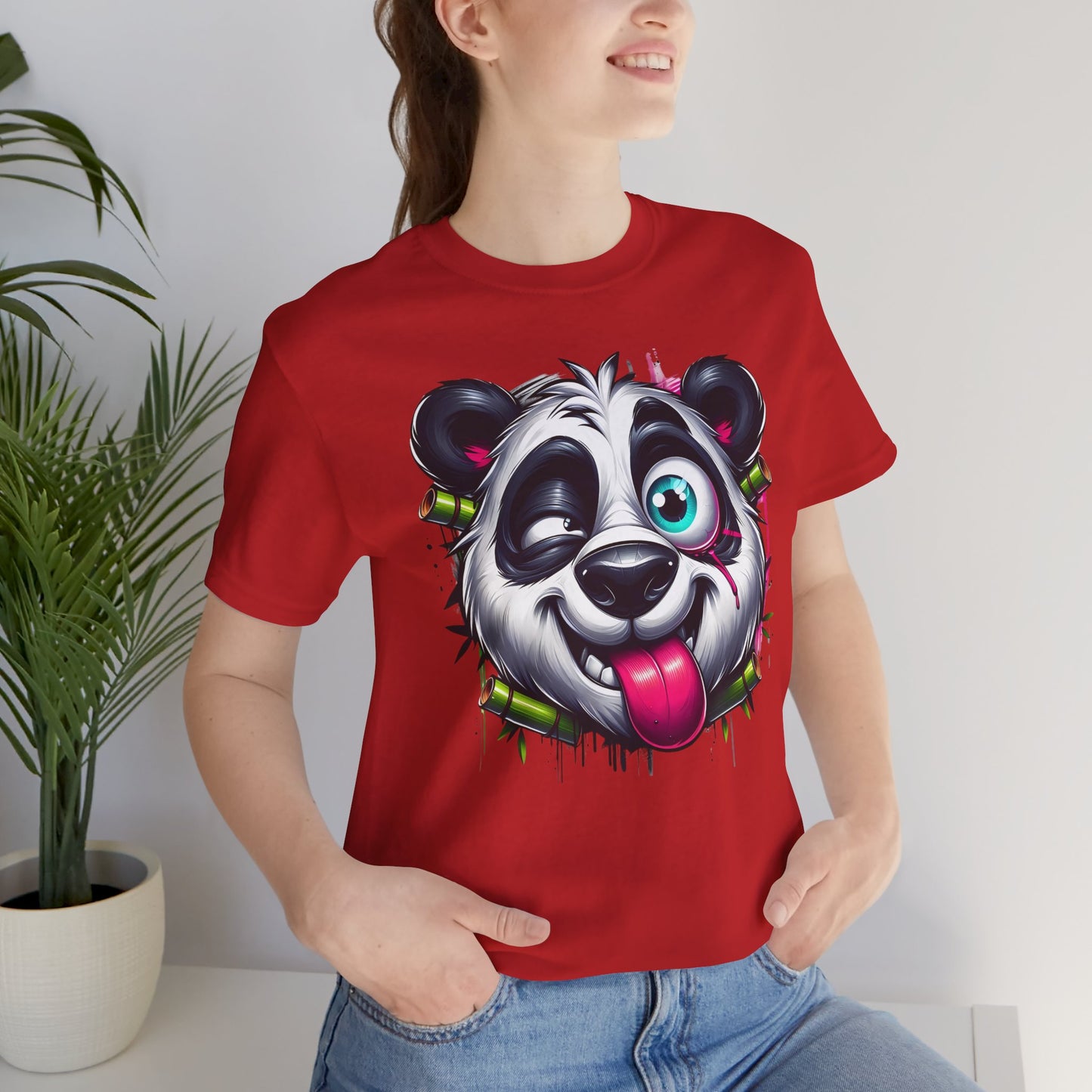 DiDi Panda Shirt, Funny Animal T-Shirt, Cartoon Top, Funny Panda Tee Shirt, Animal Tees, Art Design T-Shirt, Graphic Tee