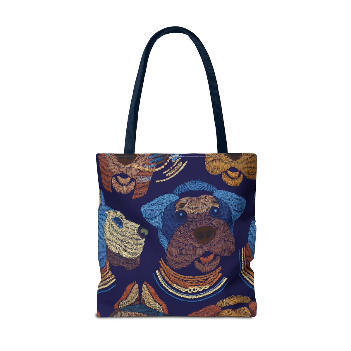 Denim Fabric Imitation Print Unisex Canvas Bag Poly Spun 3 Sizes Tote Bag 191-14