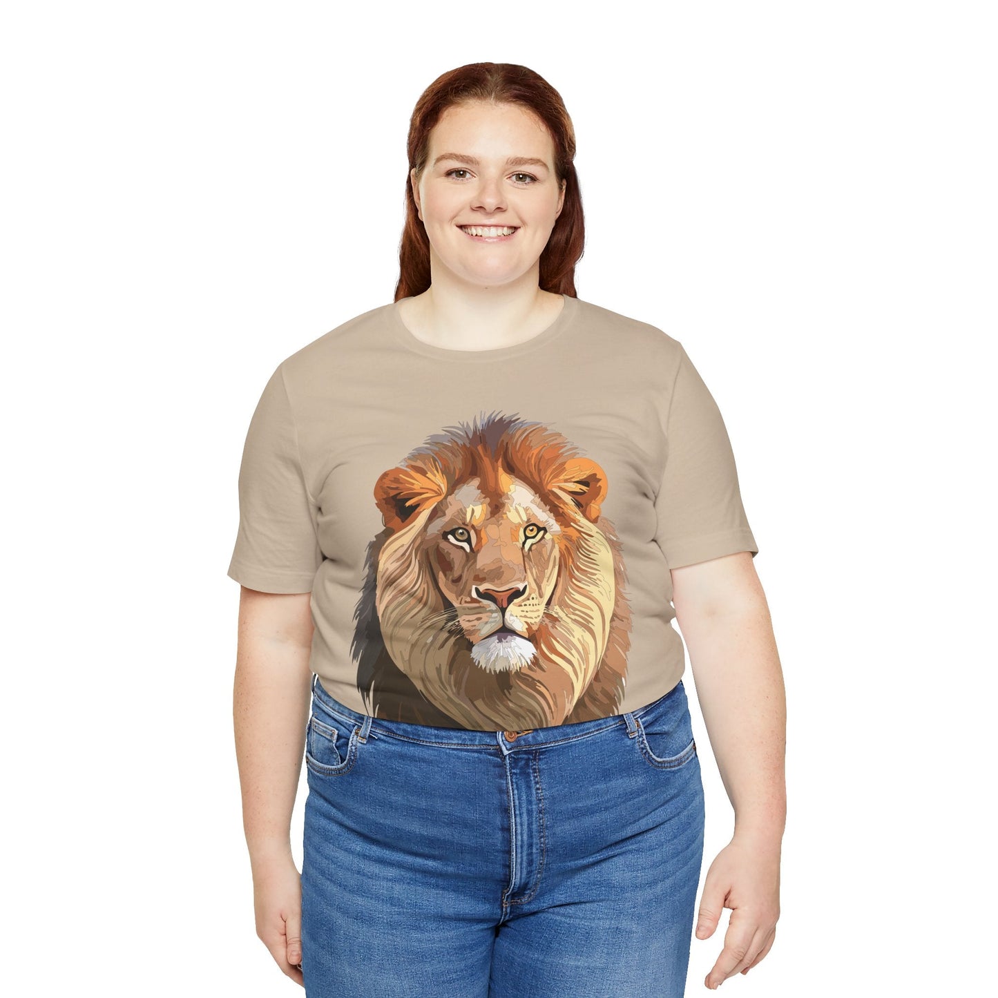 Unisex Animal Graphic Tee Shirt With Wild Animals Art Design For Everyday Wear Casual