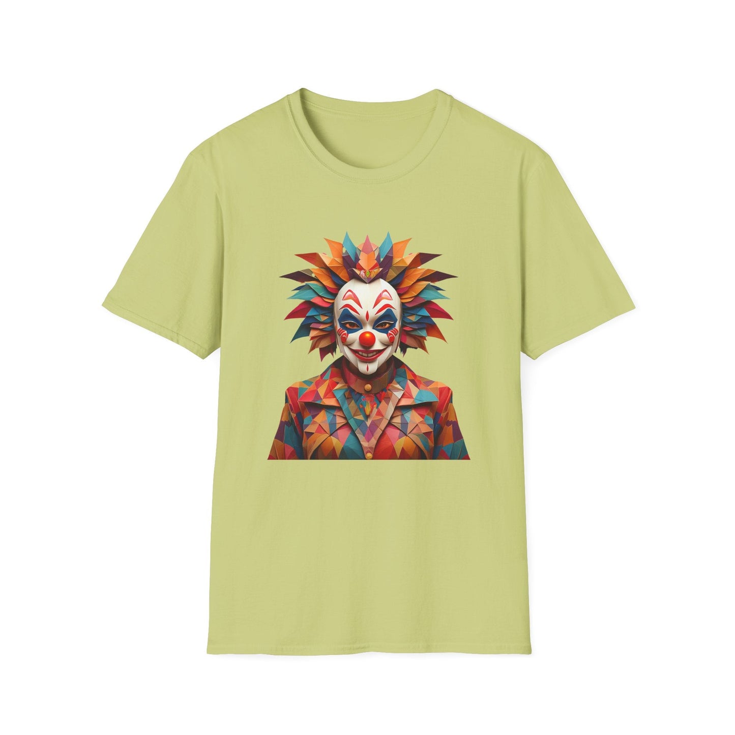 Clown Shirt, T Shirt with Clown, Funny Man Shirt, Tee Shirt with Funny Man, Circus Shirt, Shirt with Circus, Scary Man Shirt, Shirt with Scary Man