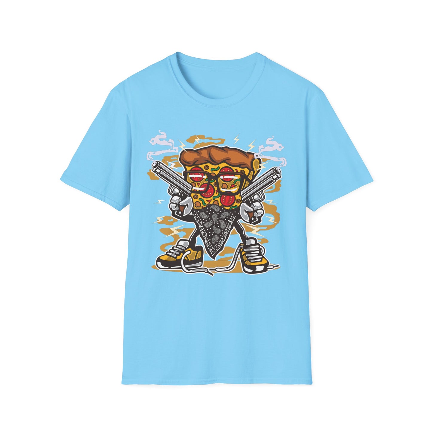 Unisex Cotton T-Shirt with Cartoon Graphic Design