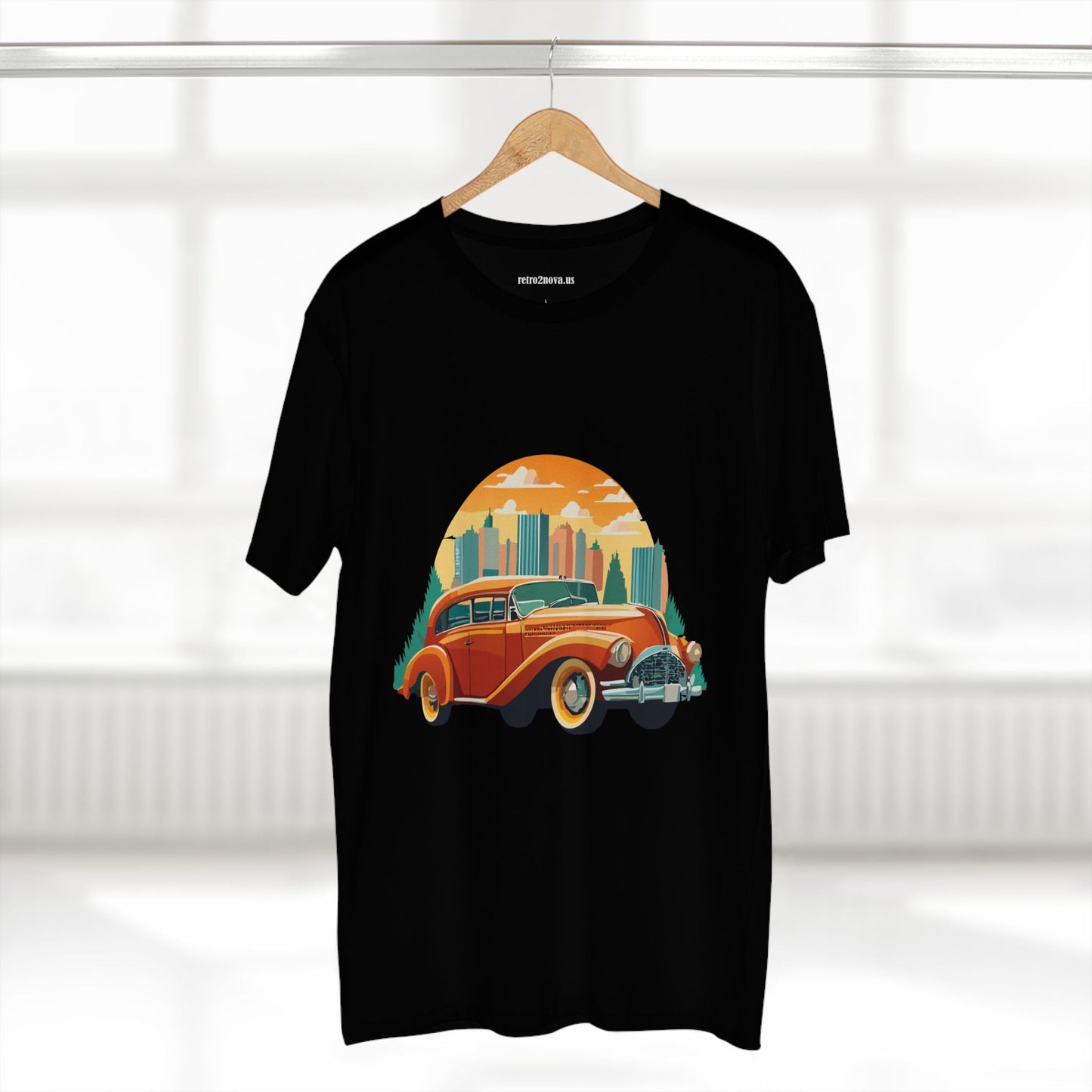 Retro Car Shirts Vintage Car Tee By Retro2Nova Unisex Premium Cotton Original Art Design Collection