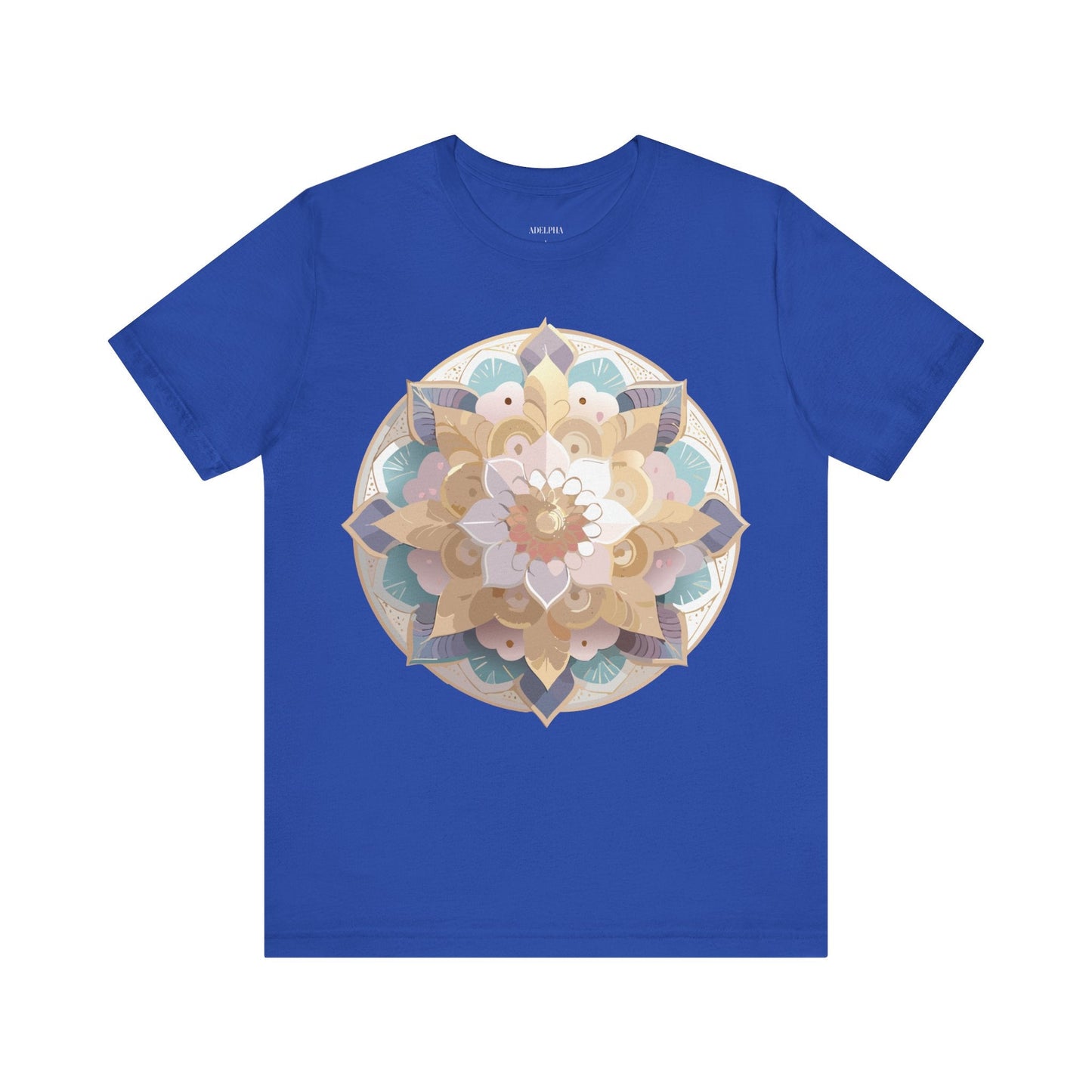 Adelpha Mandala Graphic Tee Unisex Jersey Short Sleeve Vintage Inspired Art Design Shirt