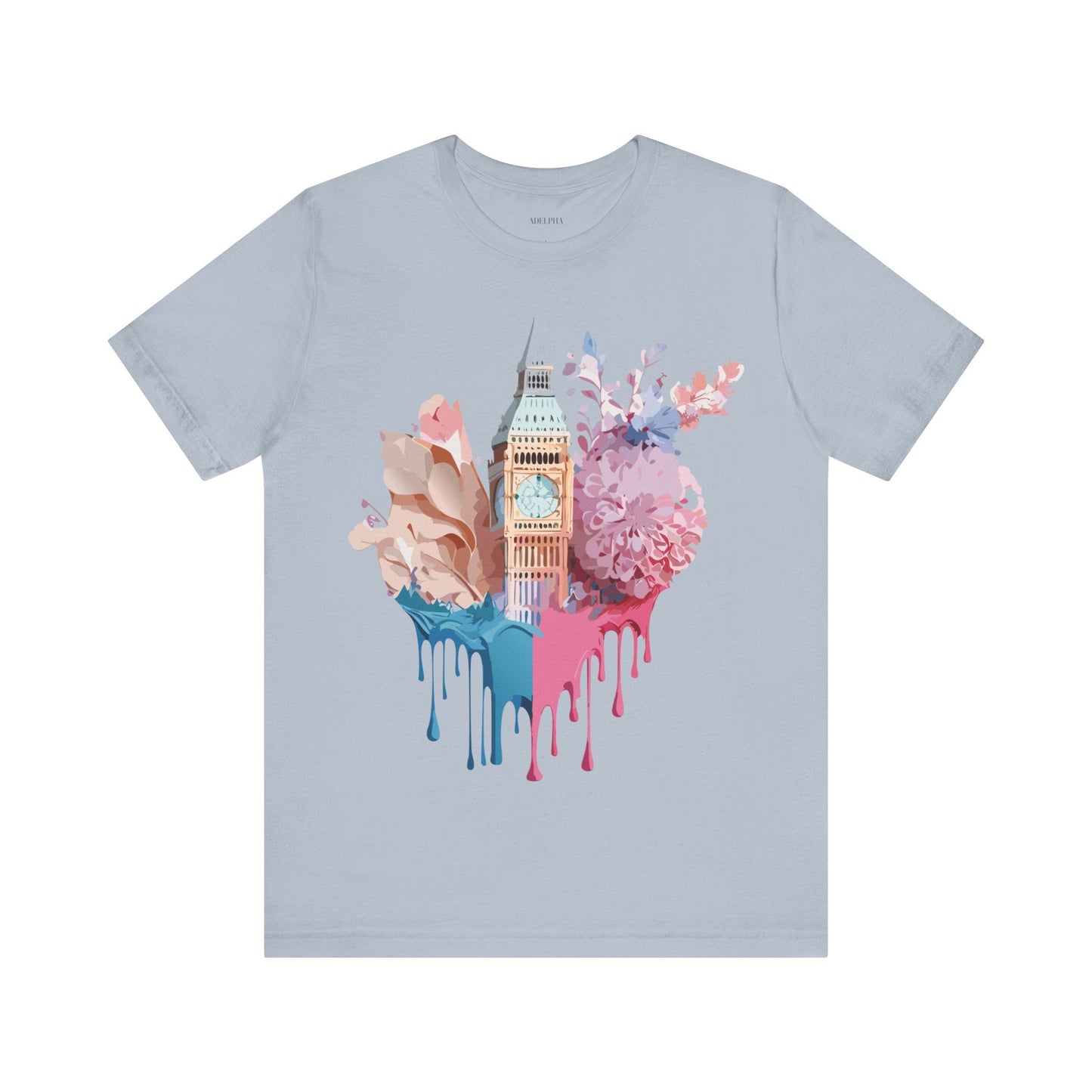 London Tourist Shirt Graphic Tee Unisex Jersey Short Sleeve Adelpha Vintage Inspired Artwork