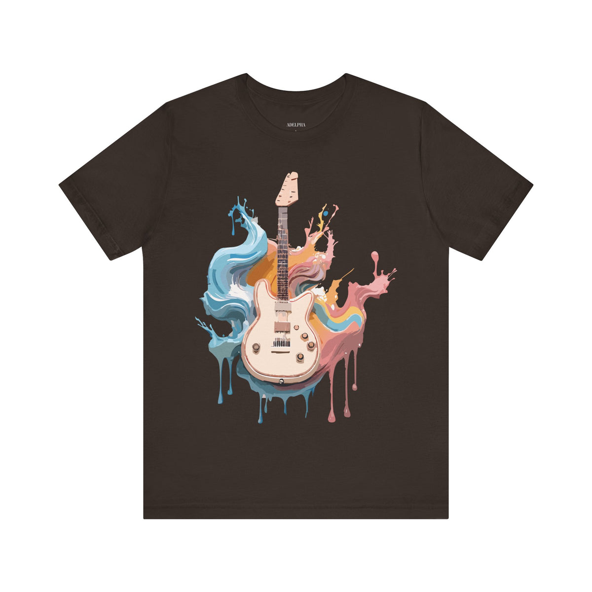 Music Graphic Unisex Cotton Bella+Canvas Tee with Art Design m119